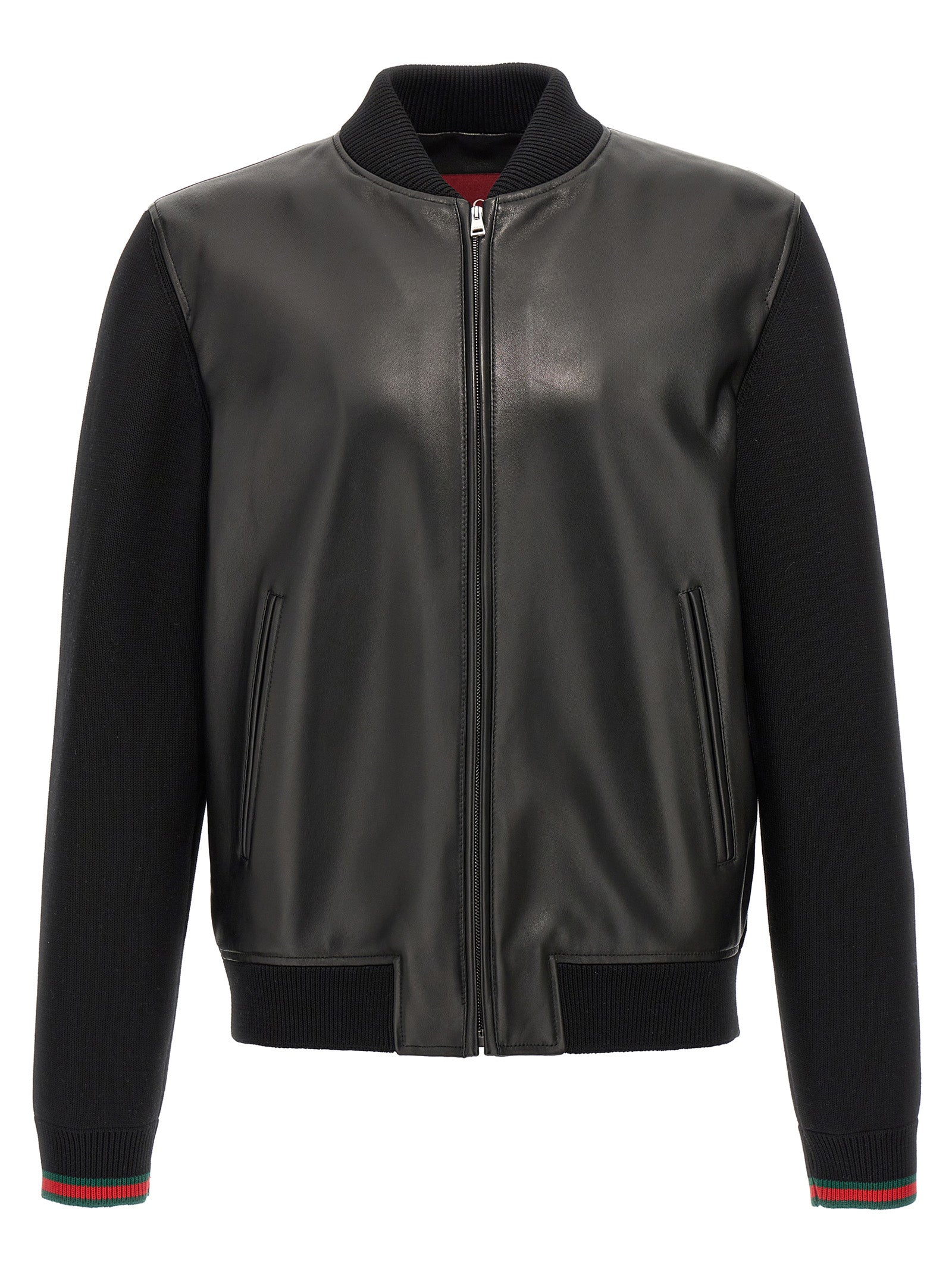 Gucci Black Lamb Leather Leather Jacket Gucci