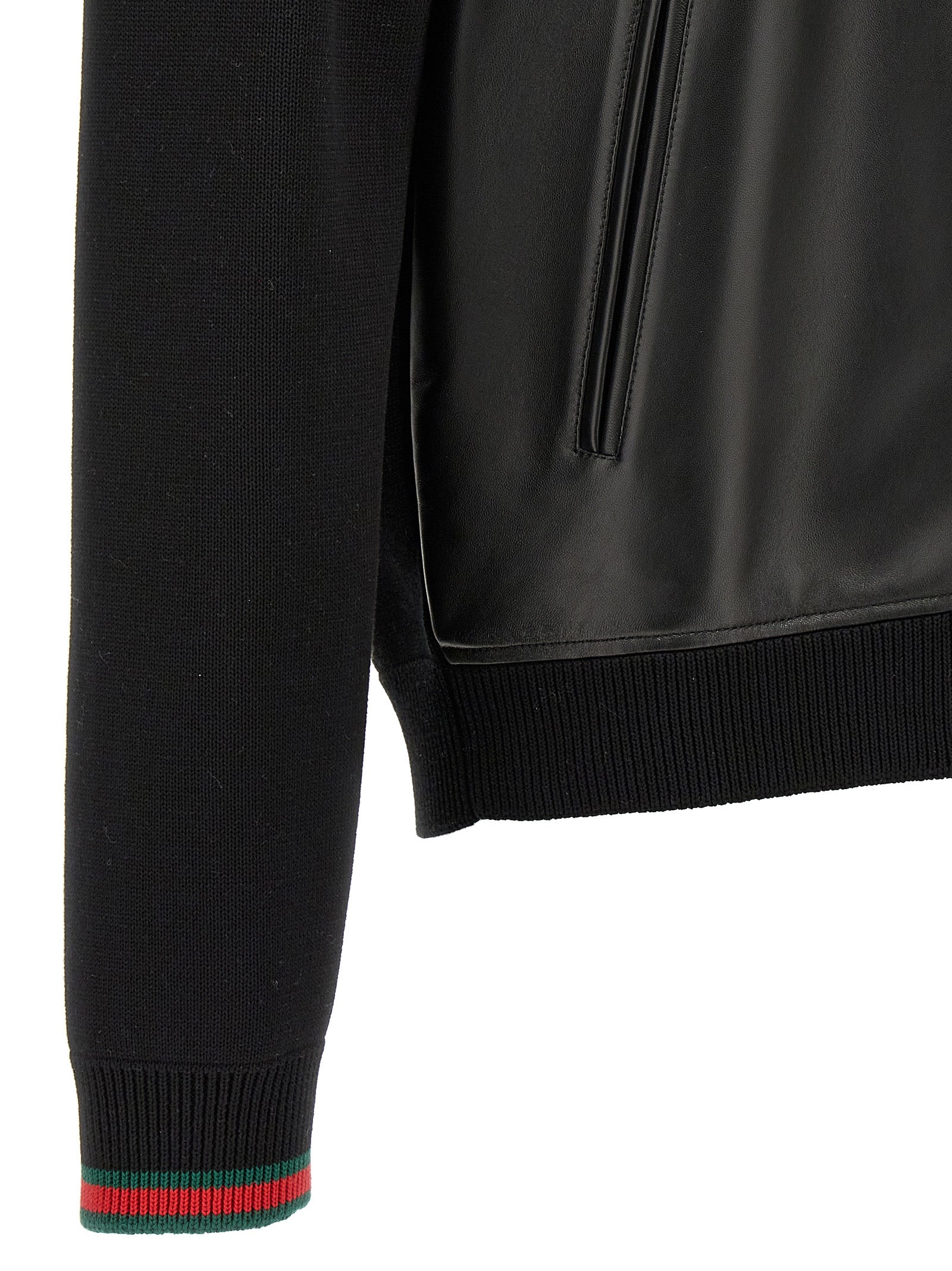Gucci Black Lamb Leather Leather Jacket Gucci