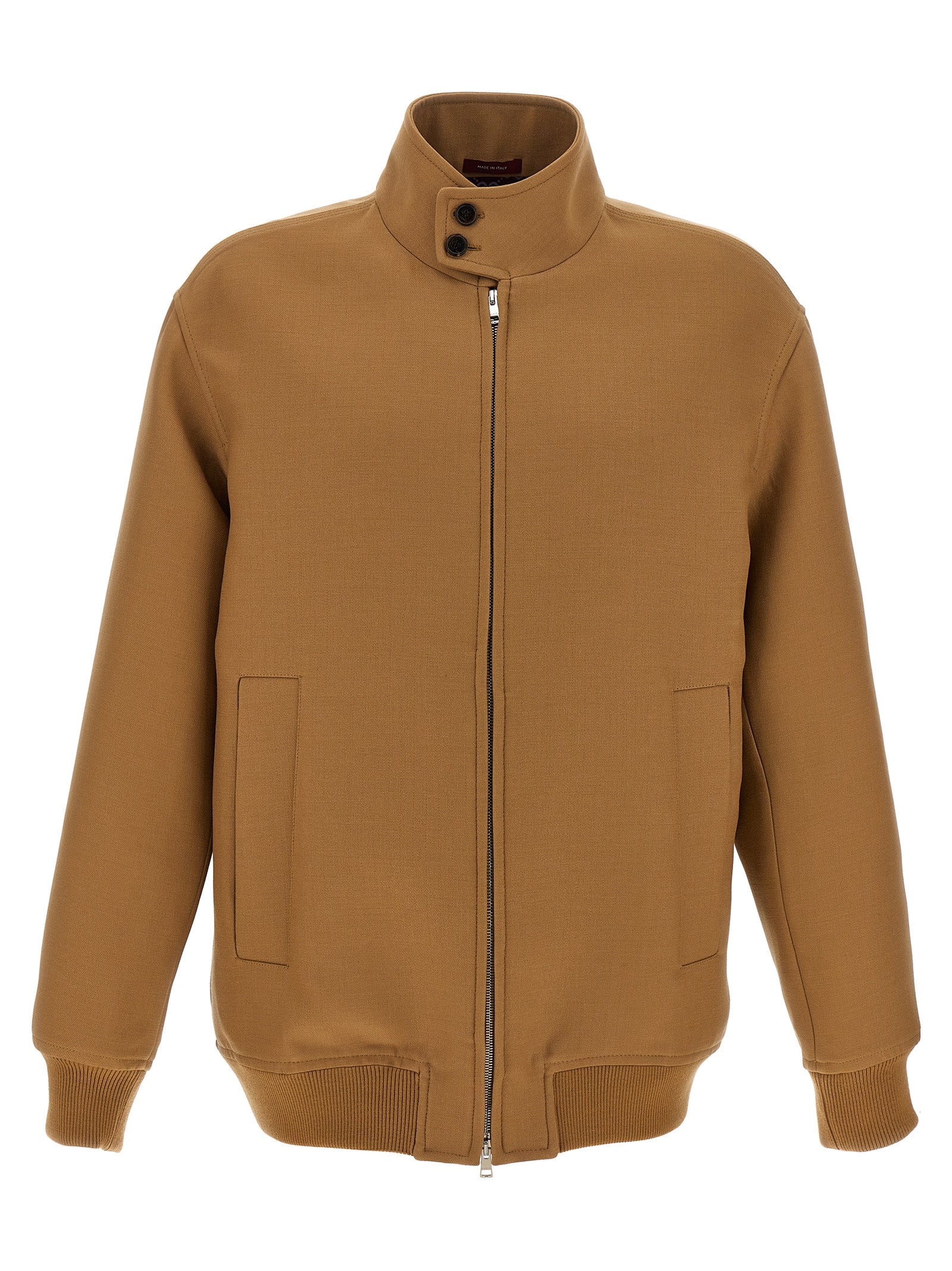Gucci Brown Wool Full-Length Jacket Gucci