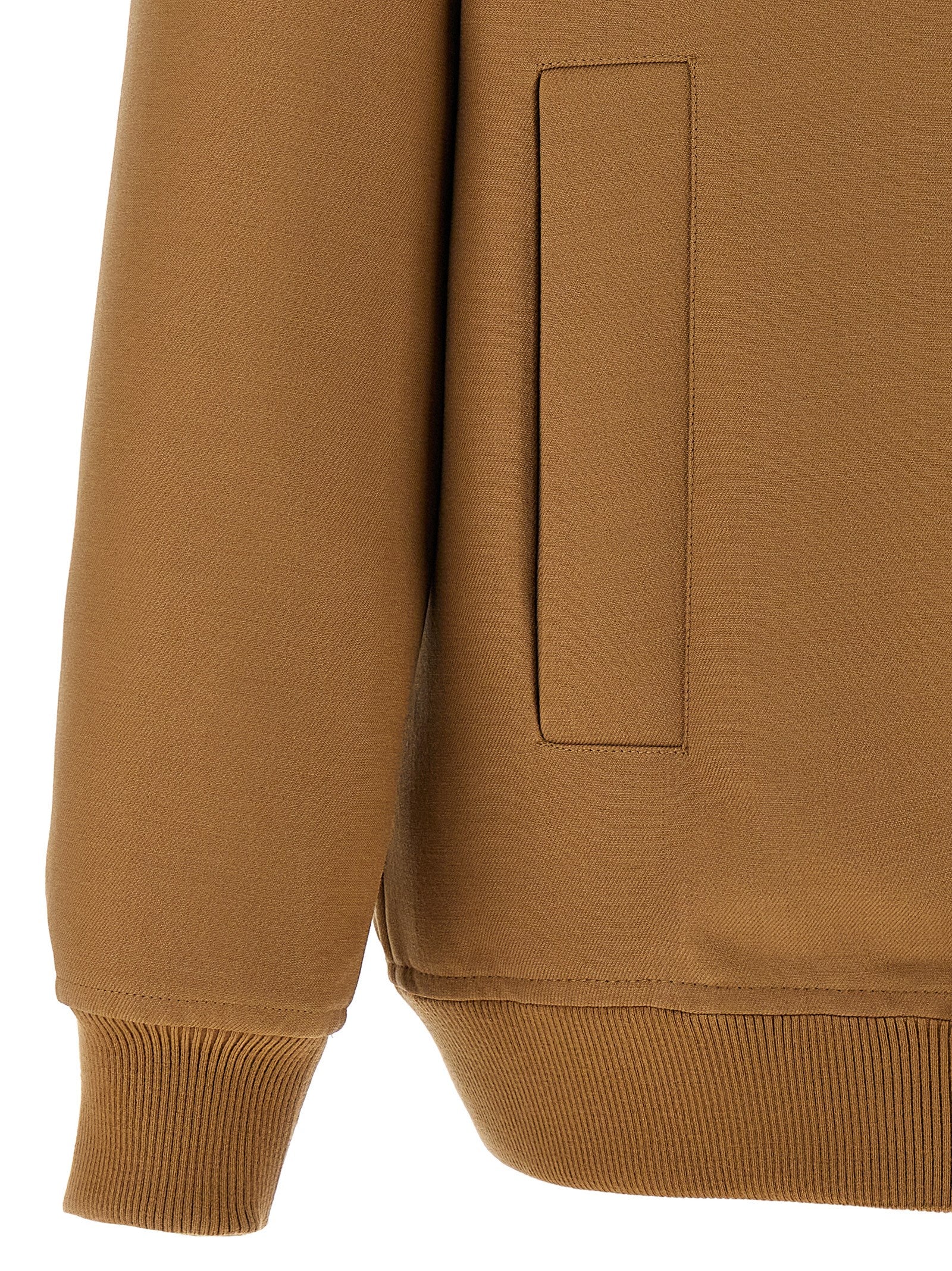 Gucci Brown Wool Full-Length Jacket Gucci