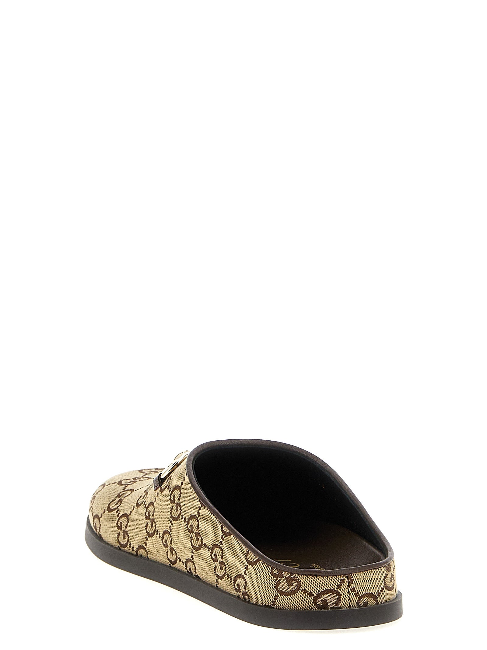 Gucci Beige Cotton Mules Gucci