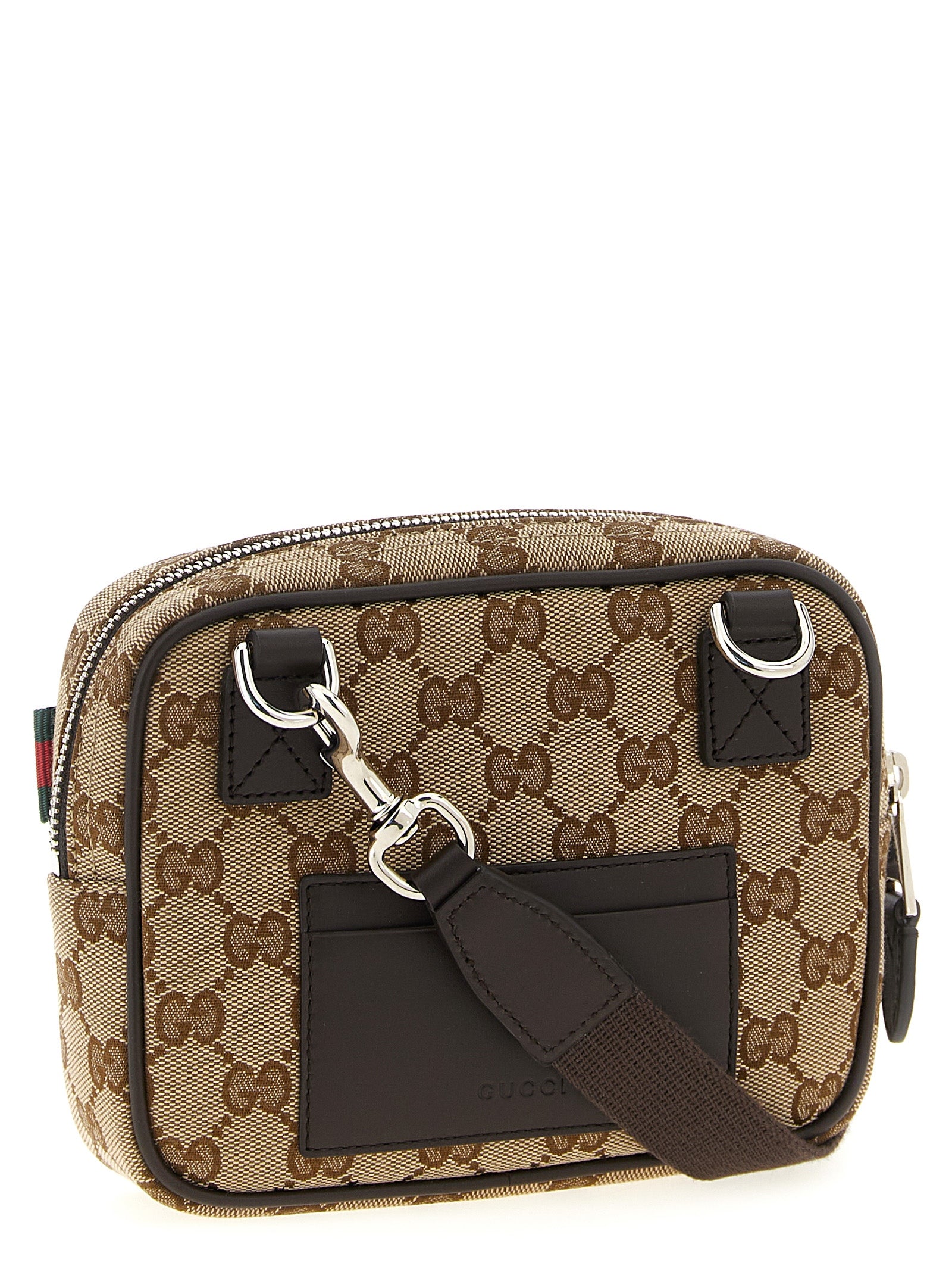 Gucci Beige Polyester Crossbody Bag