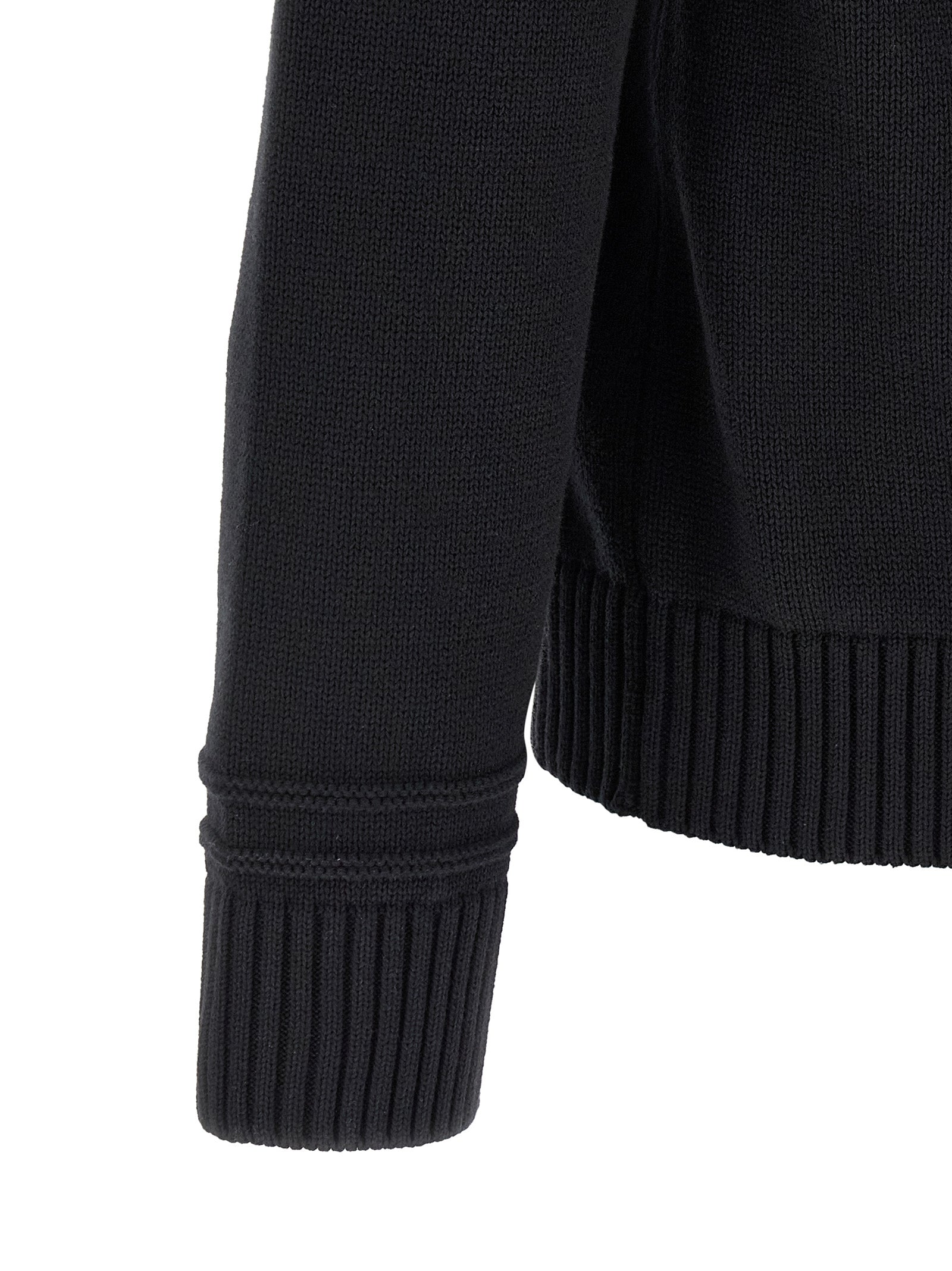Gucci Black Cotton Cardigan Gucci