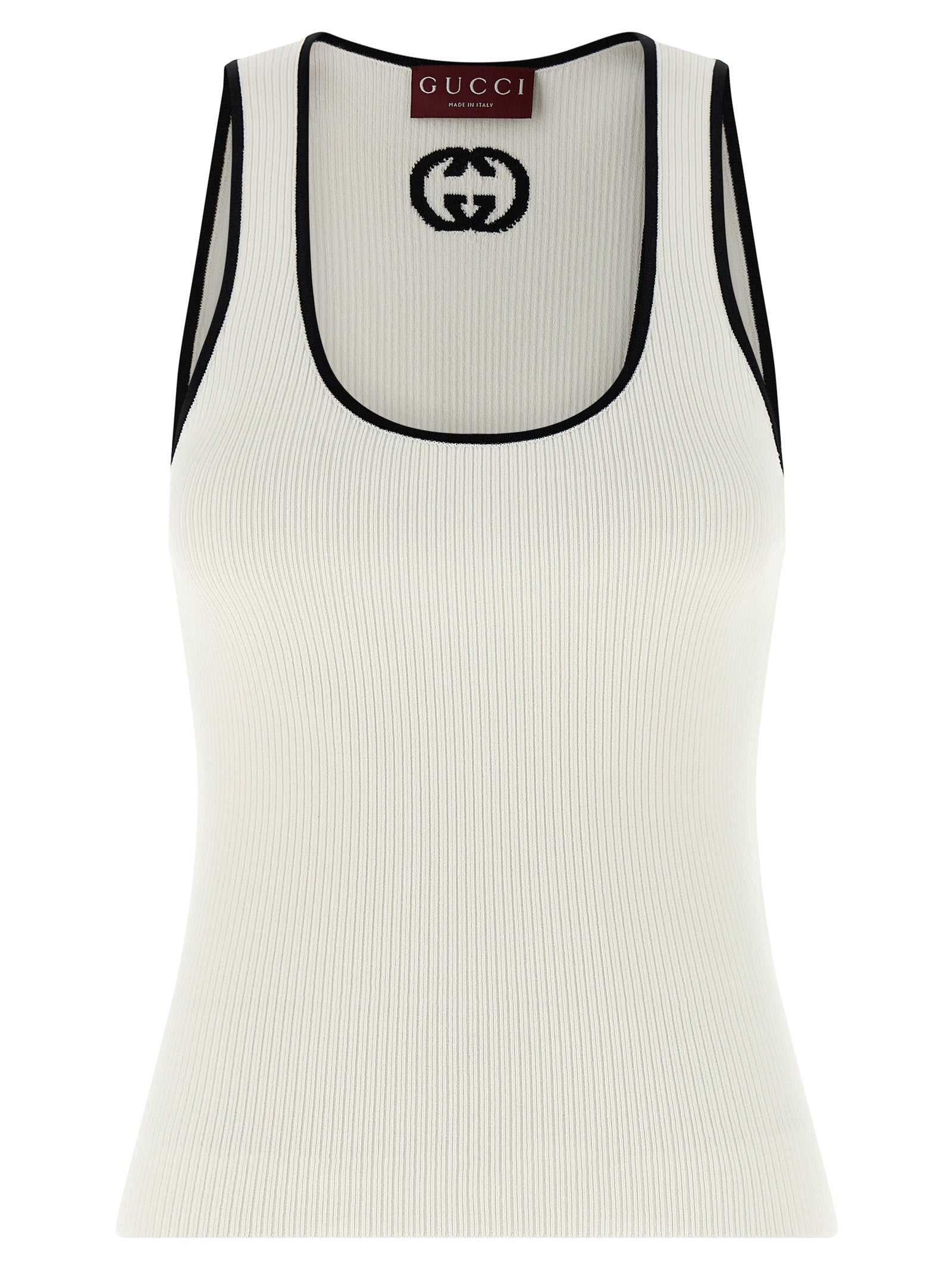 Gucci Bicolor Viscose Tank Tops Gucci
