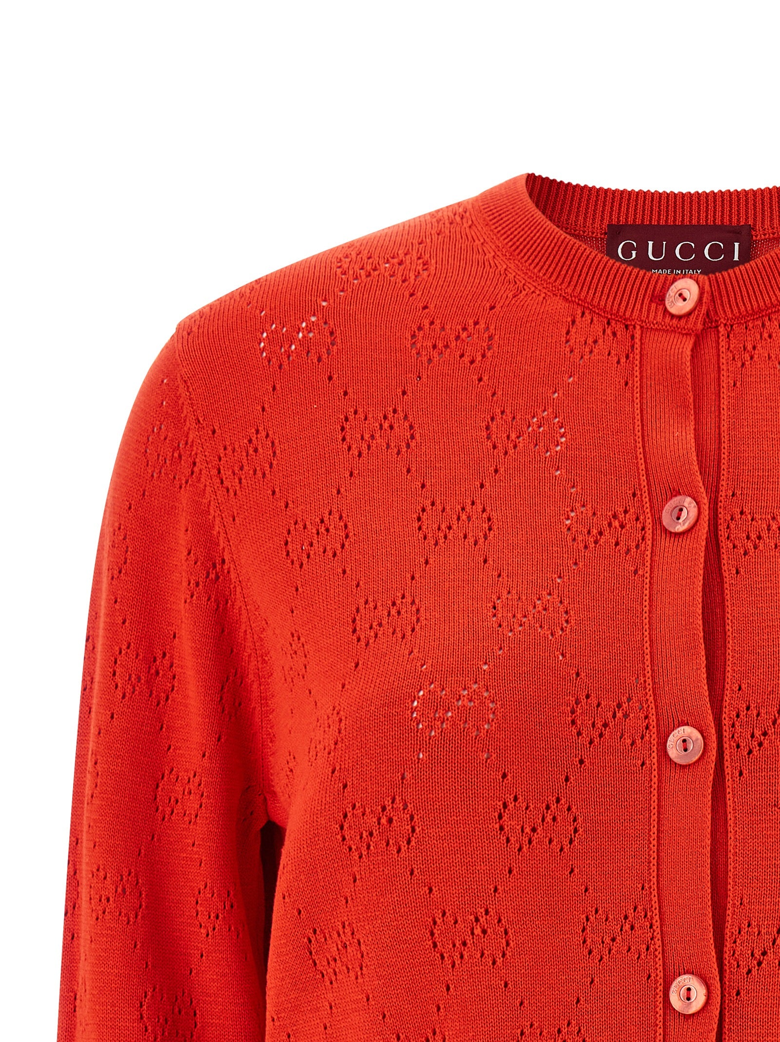 Gucci Multicolor Cotton Cardigan Gucci
