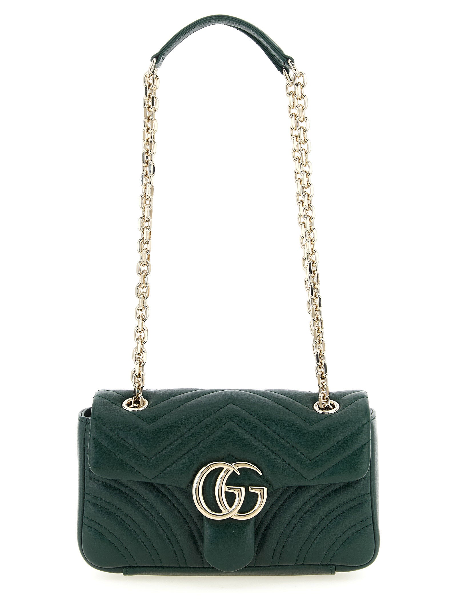Gucci Bicolor Lamb Leather Shoulder Bag Gucci