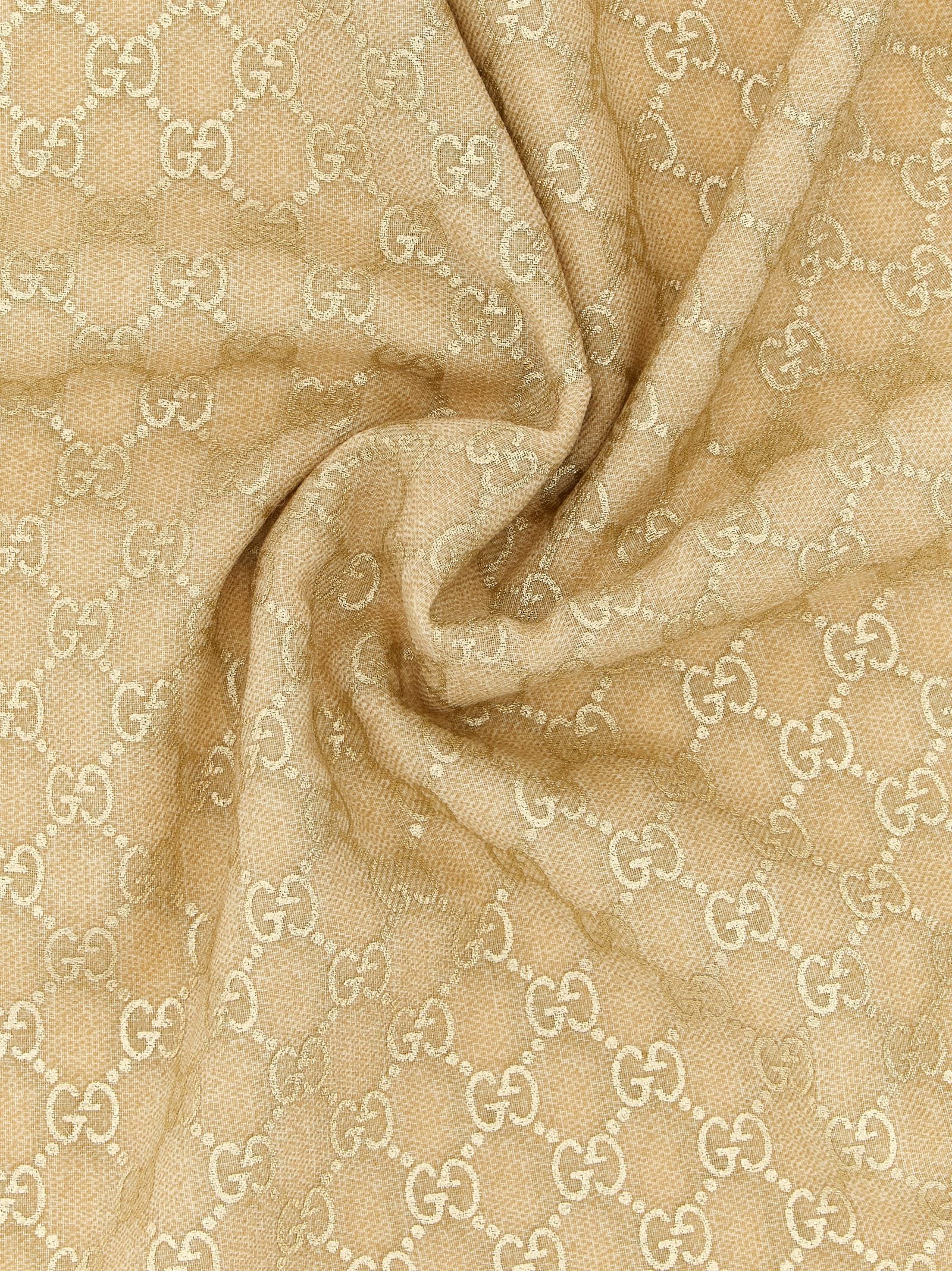 Gucci Beige Wool Scarf Gucci