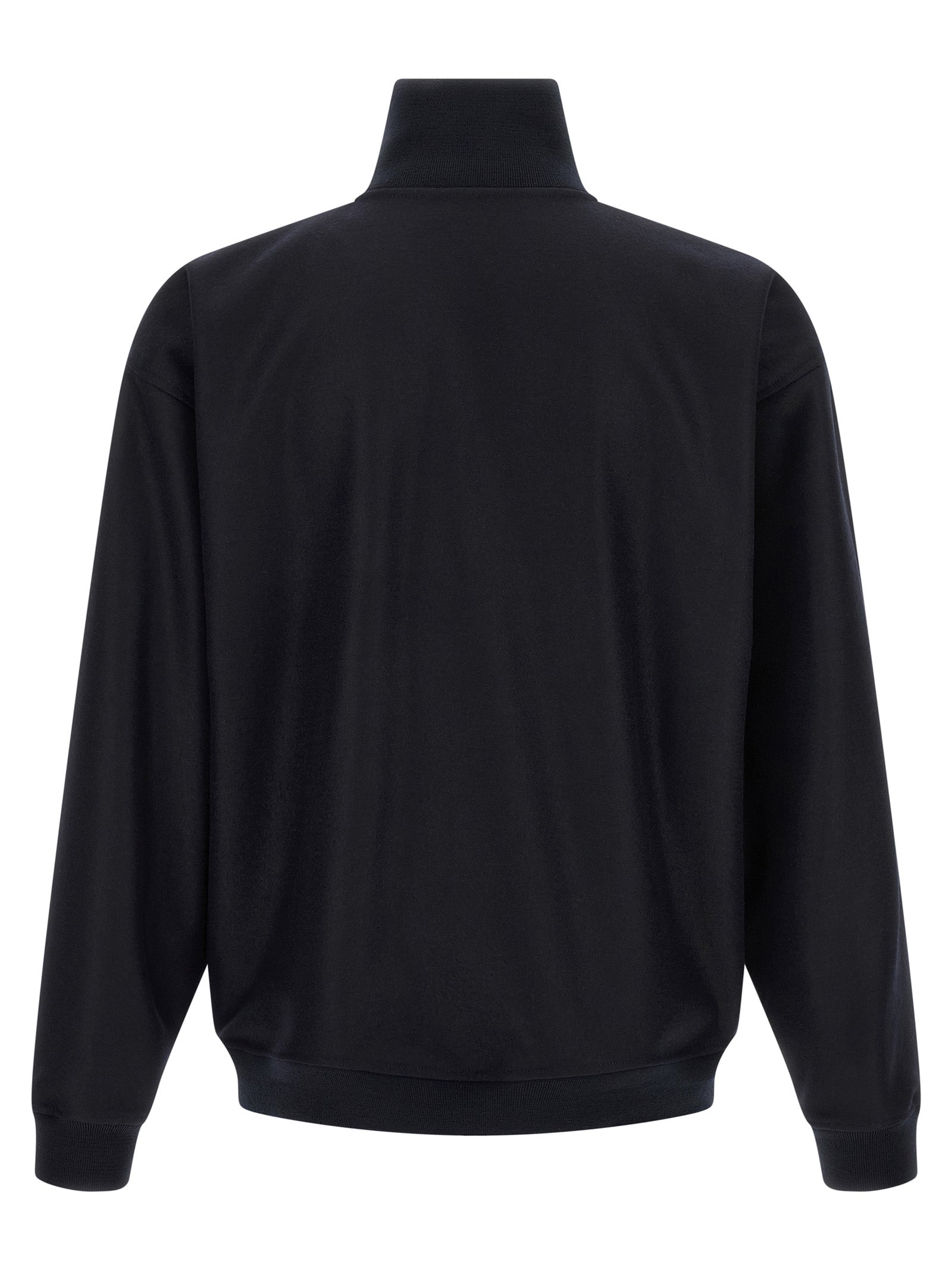Jil Sander Blue Wool Full-Length Jacket Jil Sander