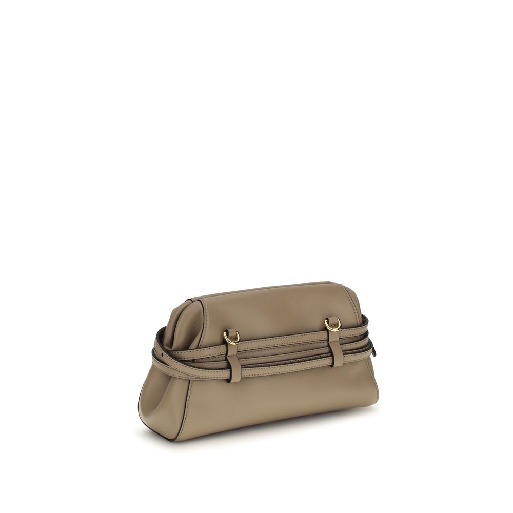 Moschino Beige Goatskin Shoulder Bag Moschino