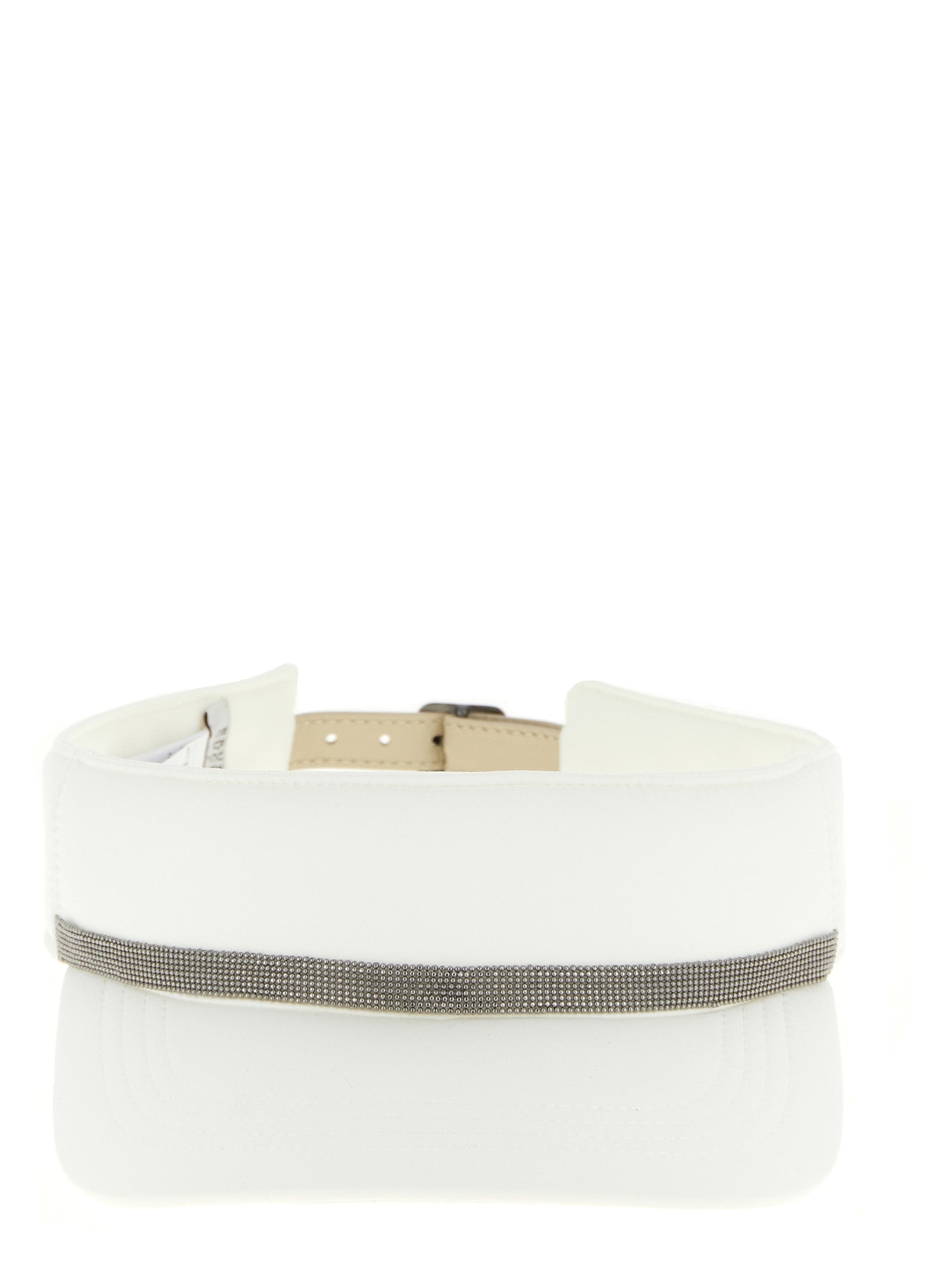 Brunello Cucinelli White Polyester Cap (Baseball Hat) Brunello Cucinelli