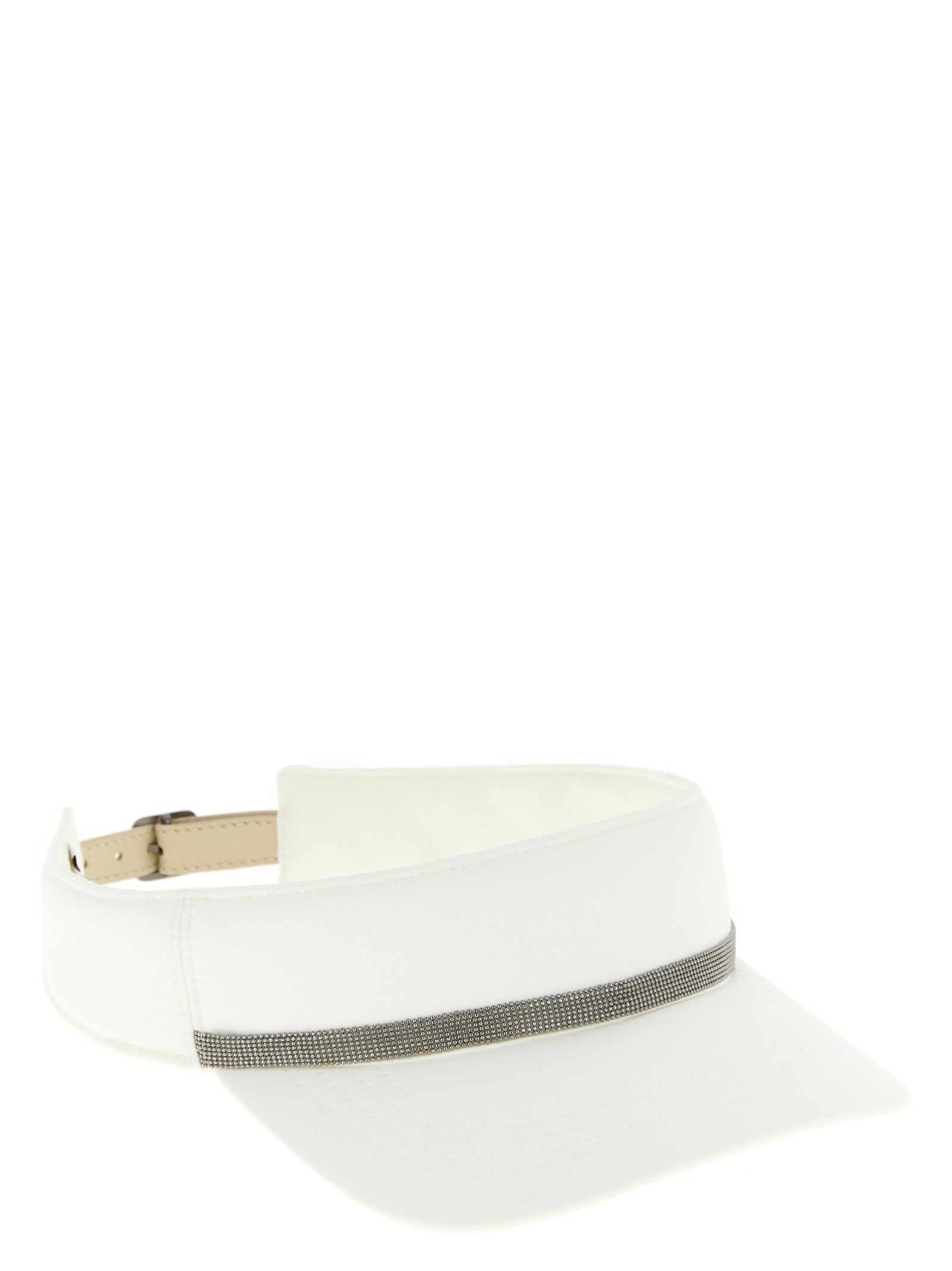 Brunello Cucinelli White Polyester Cap (Baseball Hat) Brunello Cucinelli