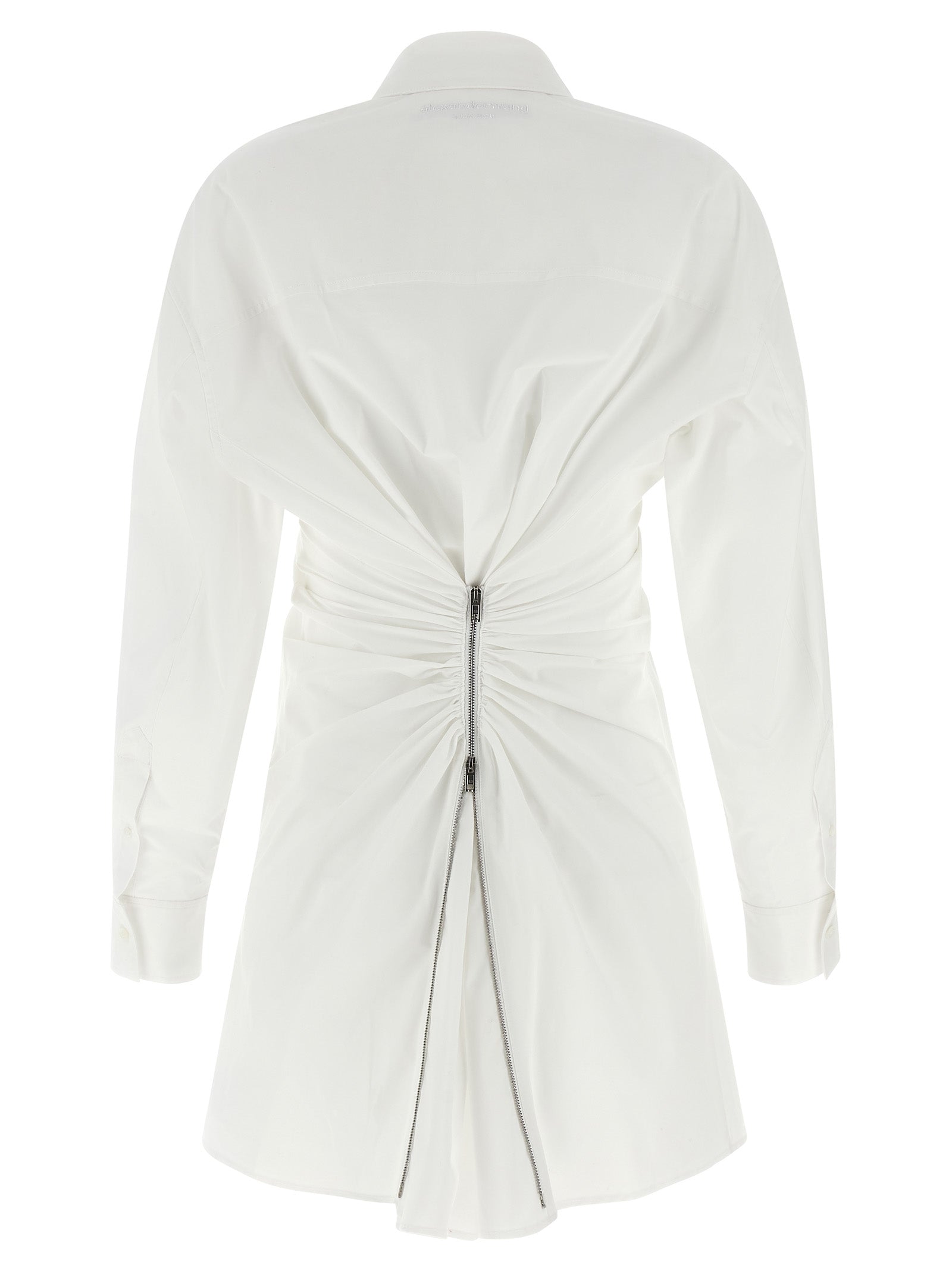 Alexander Wang White Cotton Short Dress Alexander Wang
