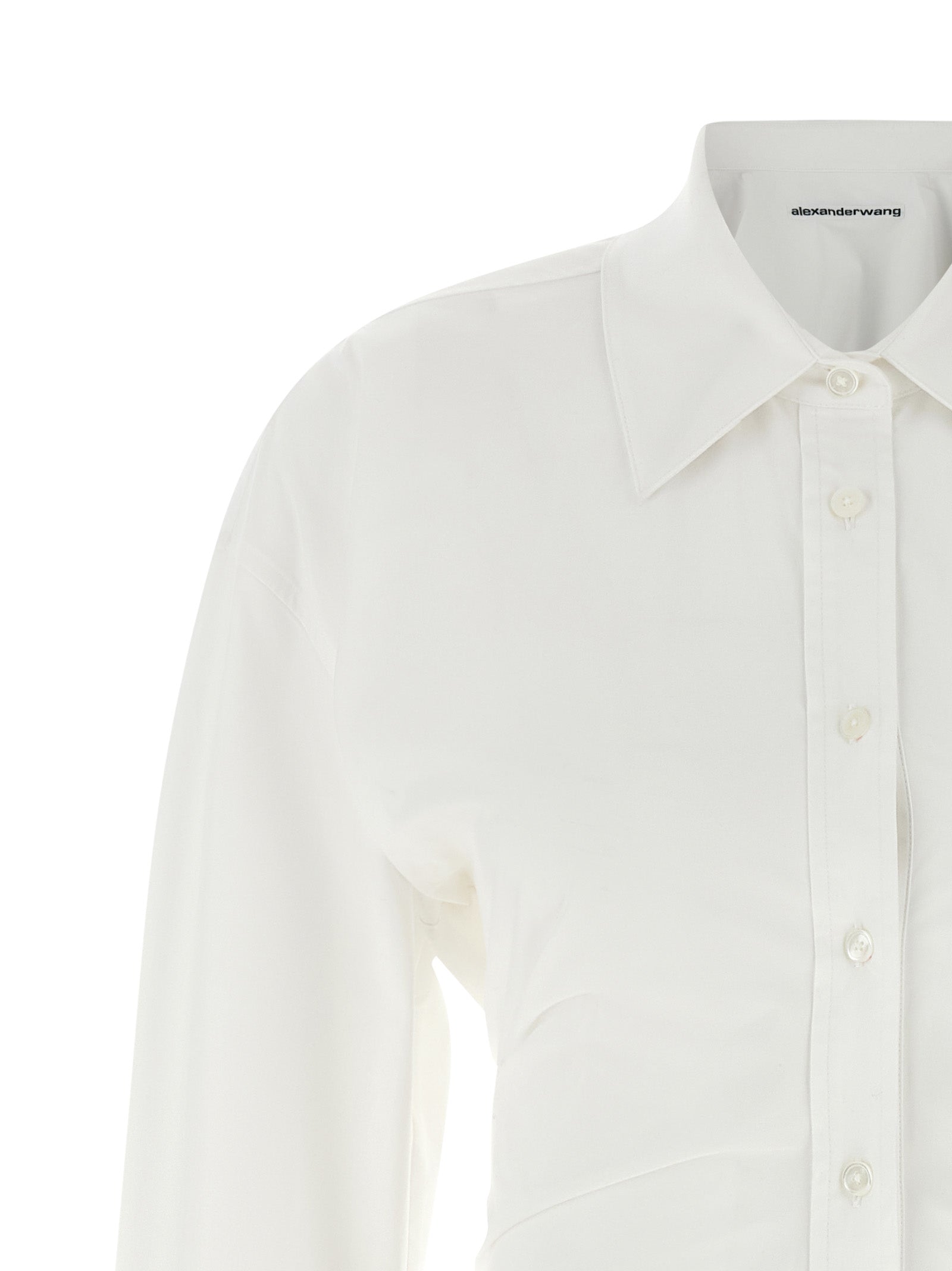 Alexander Wang White Cotton Short Dress Alexander Wang