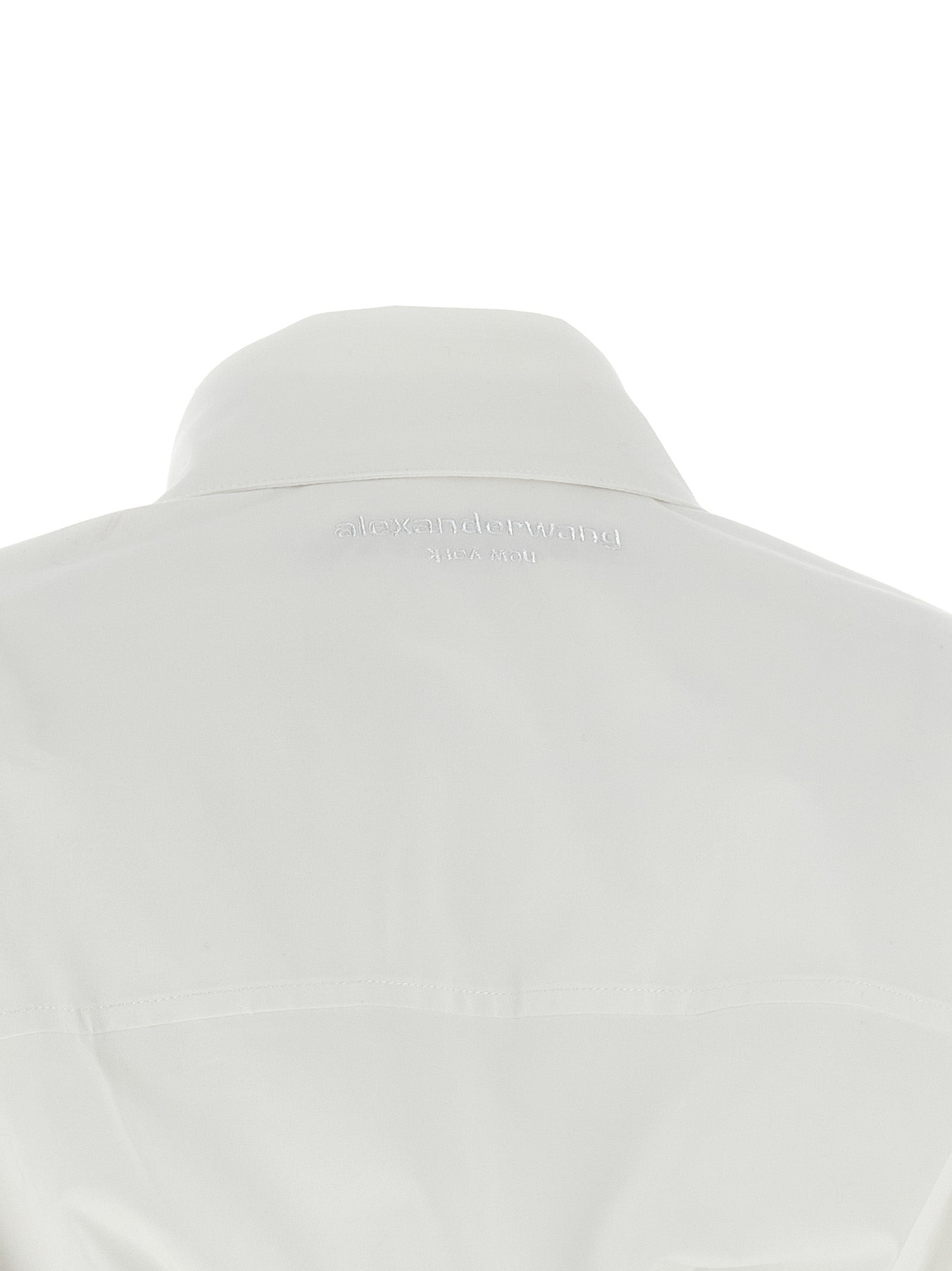 Alexander Wang White Cotton Short Dress Alexander Wang