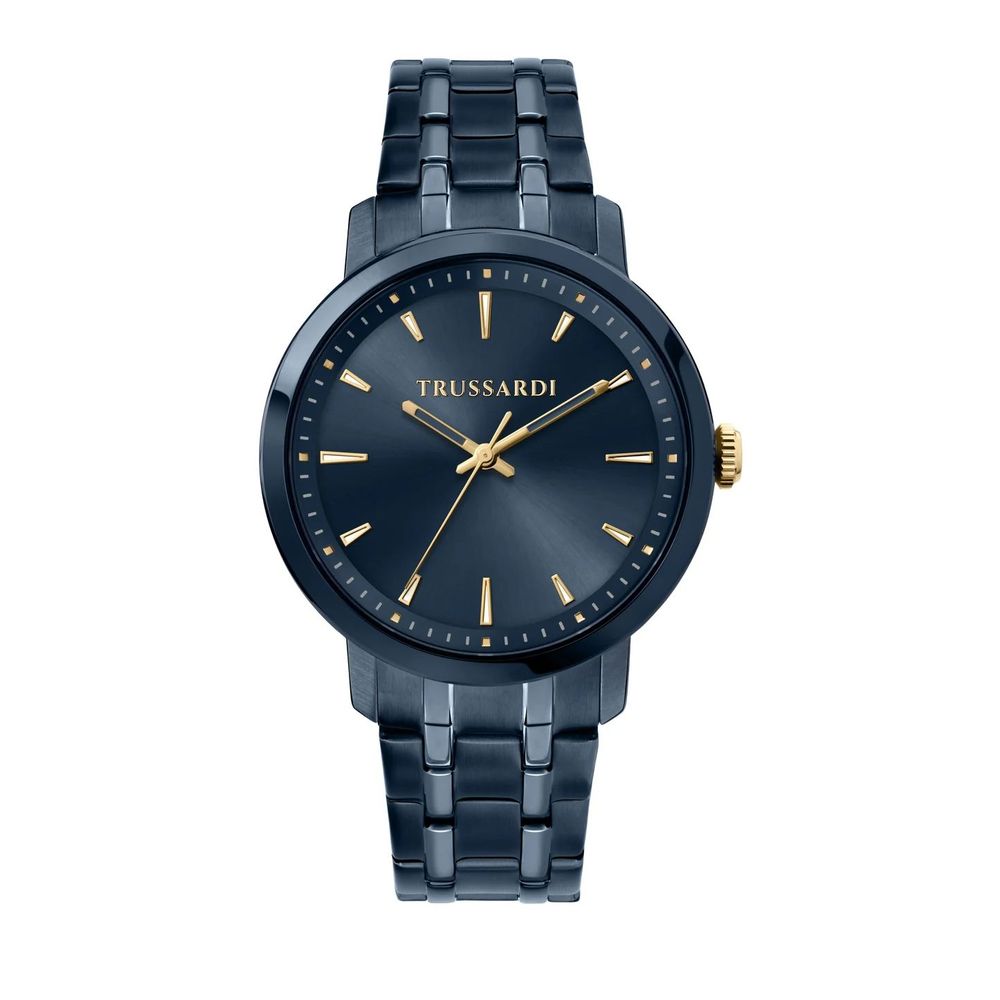 Trussardi Blue Stainless Steel Dress Watch Trussardi