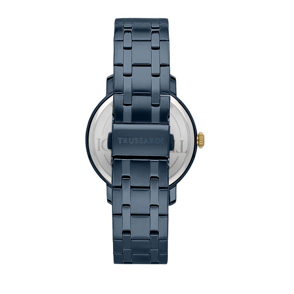 Trussardi Blue Stainless Steel Dress Watch Trussardi