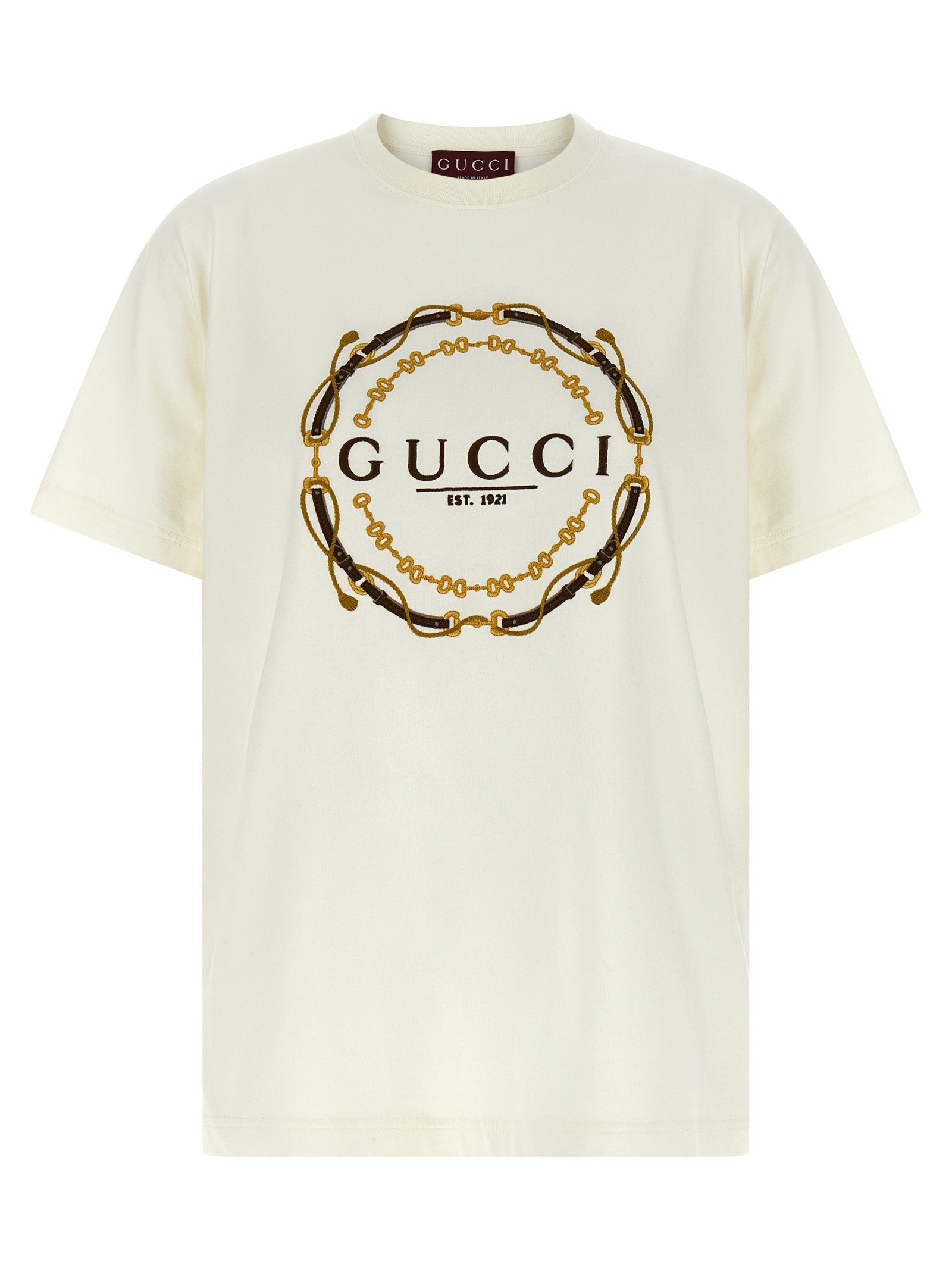 Gucci White Fabric T-Shirt Gucci