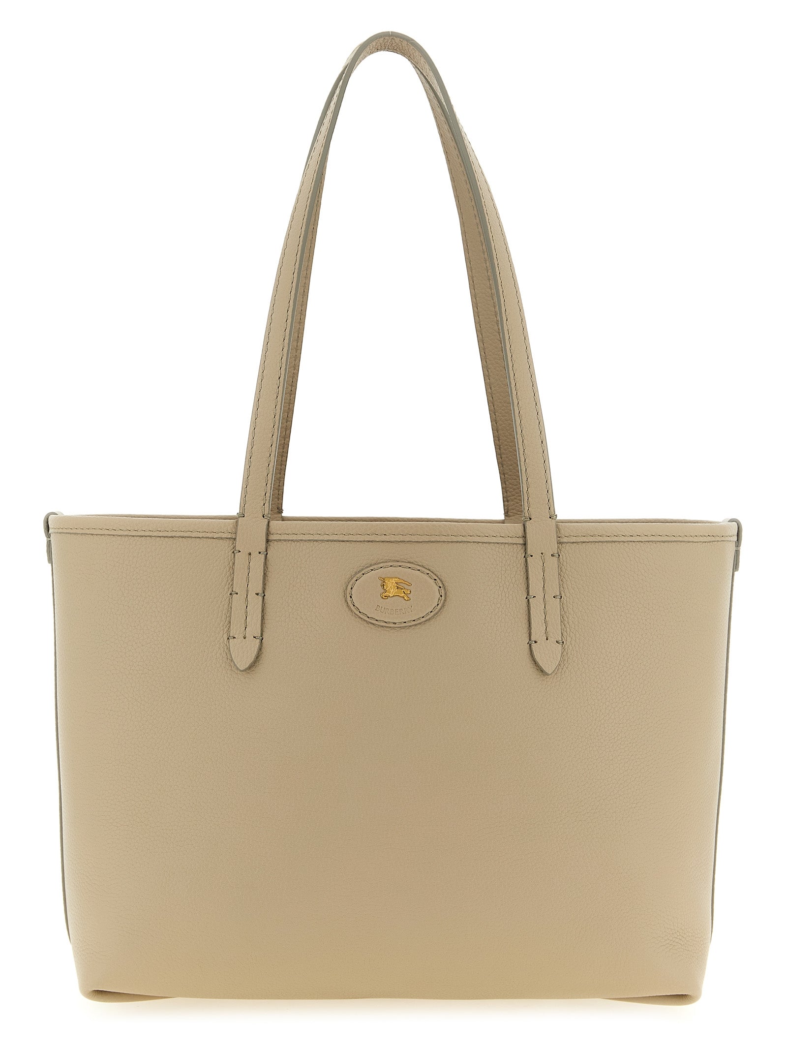 Burberry Beige Calfskin Tote Bag Burberry