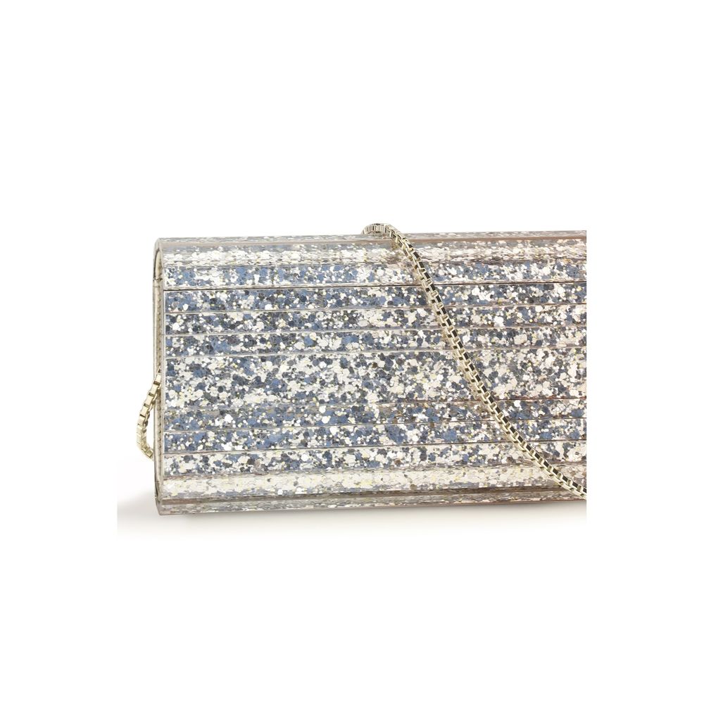 Jimmy Choo Gold Plexiglass Clutch Bag Jimmy Choo