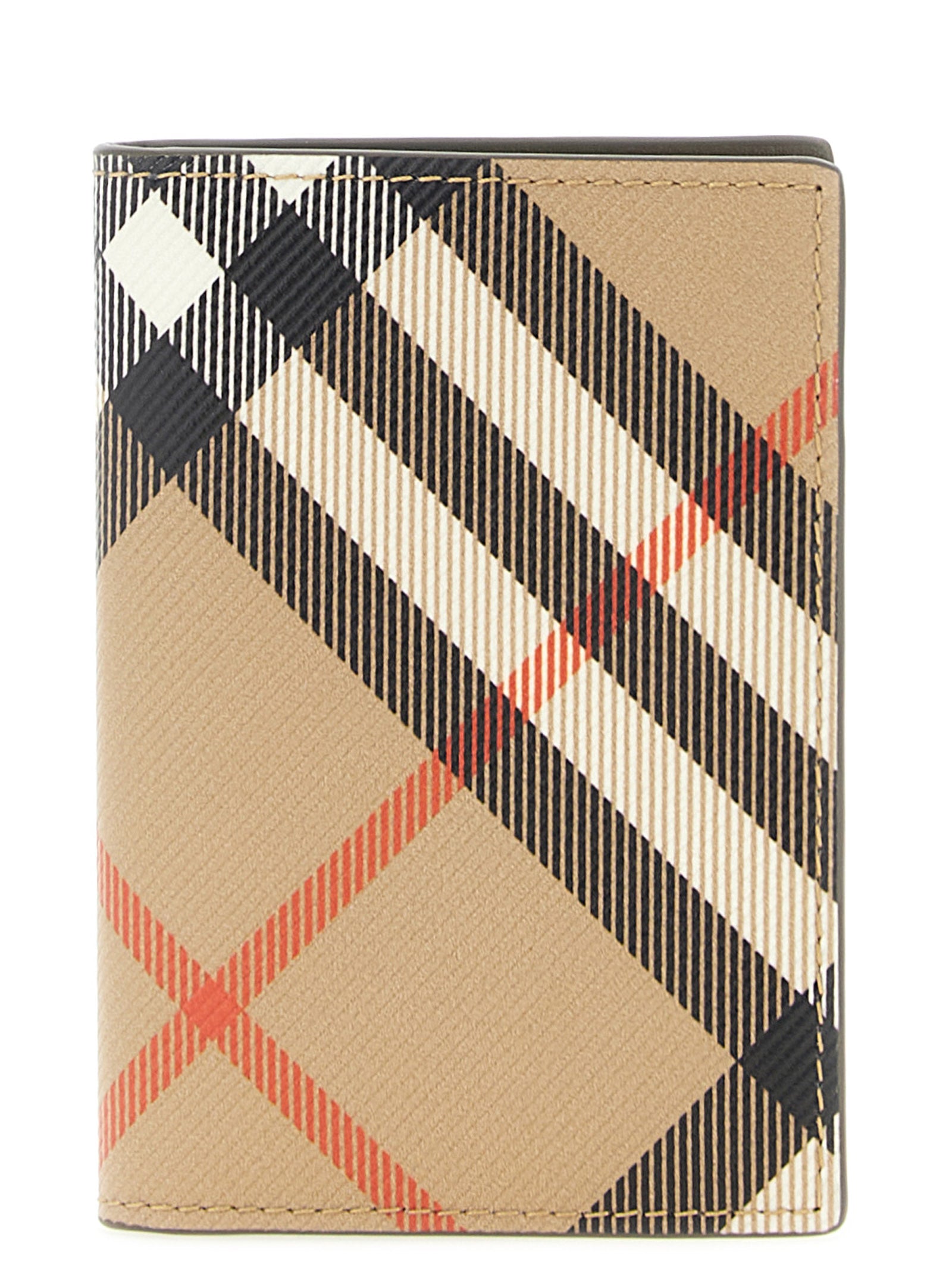 Burberry Beige Polyethylene Cardholder Burberry