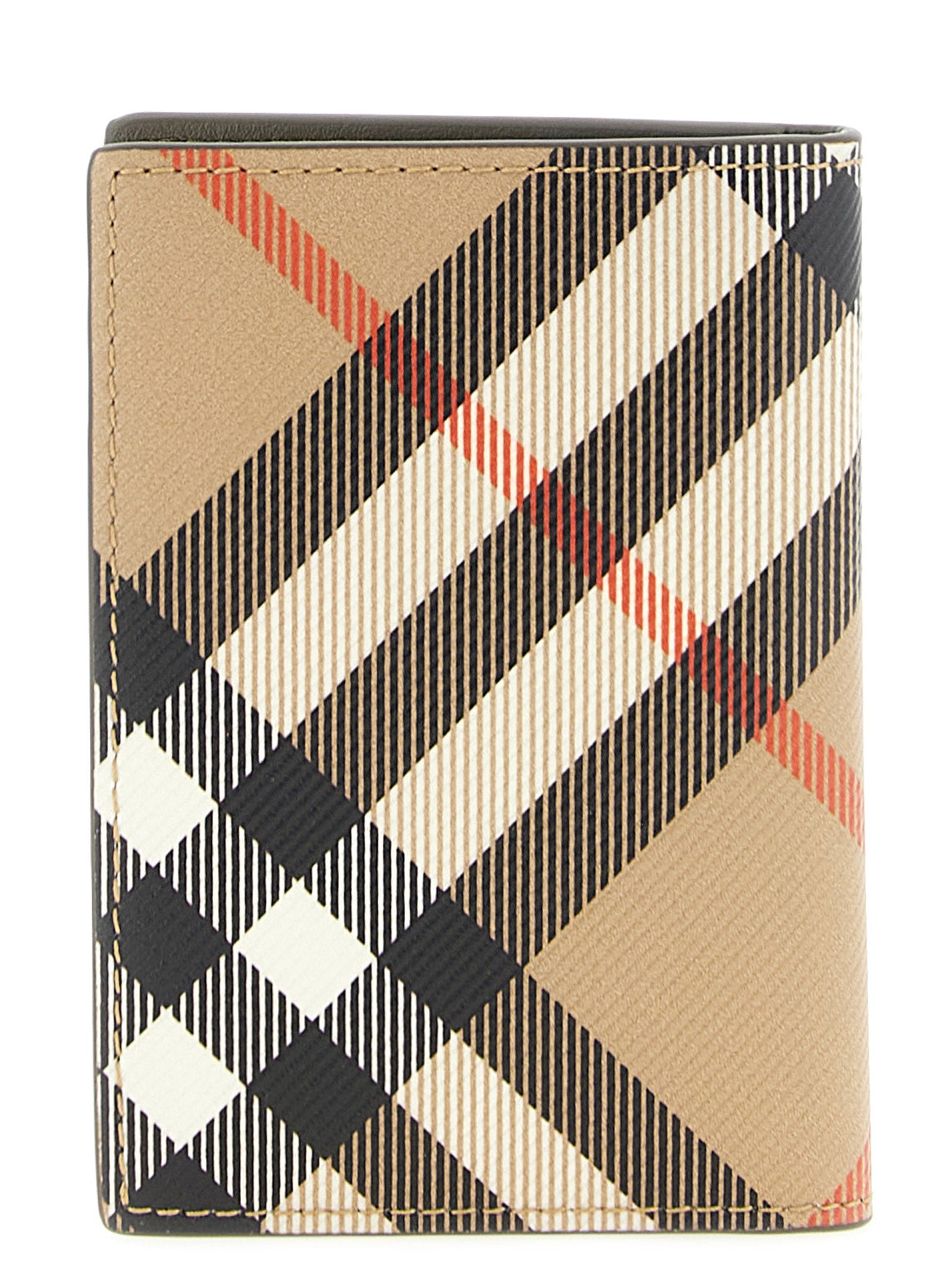 Burberry Beige Polyethylene Cardholder Burberry