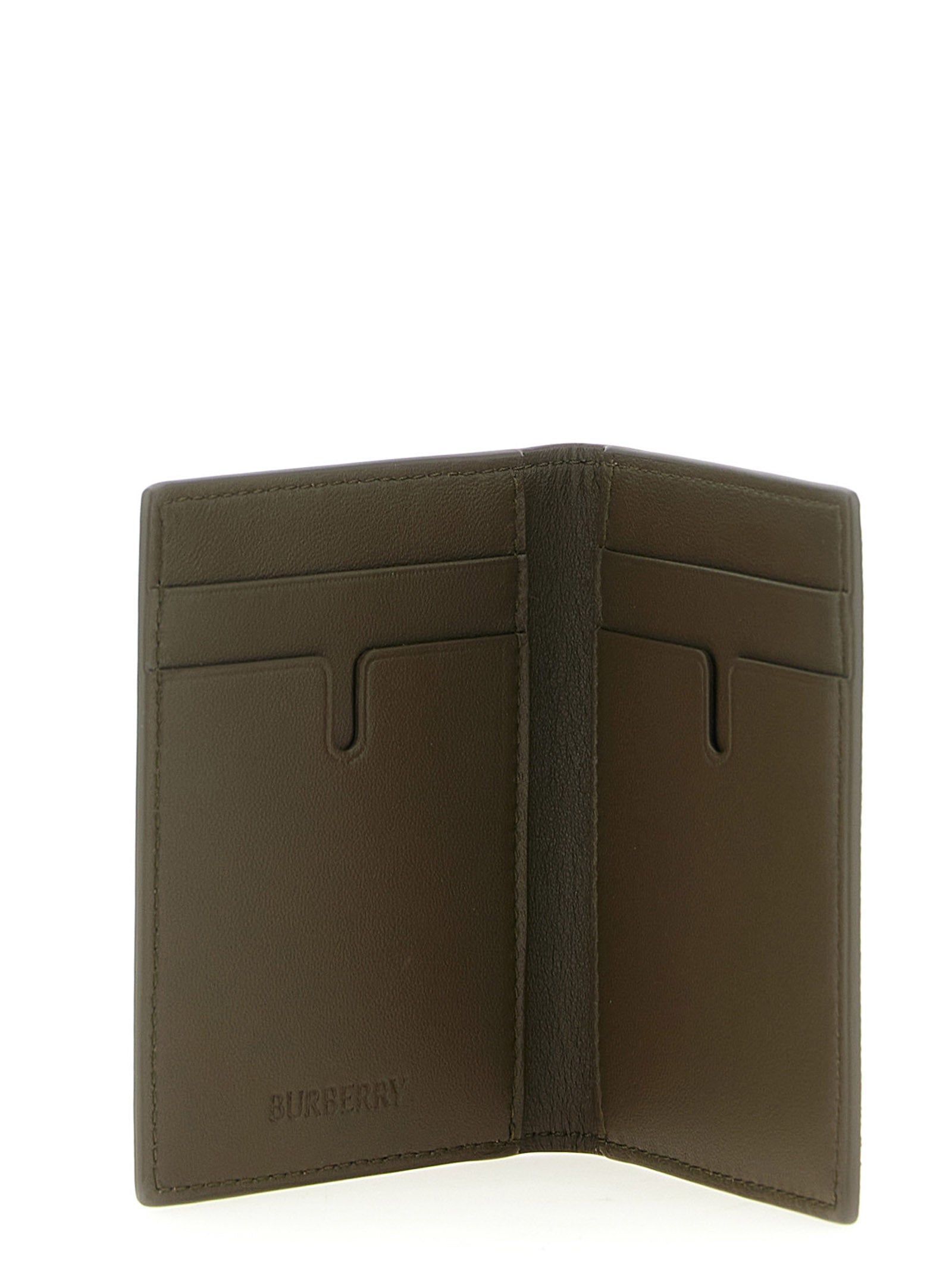 Burberry Beige Polyethylene Cardholder Burberry
