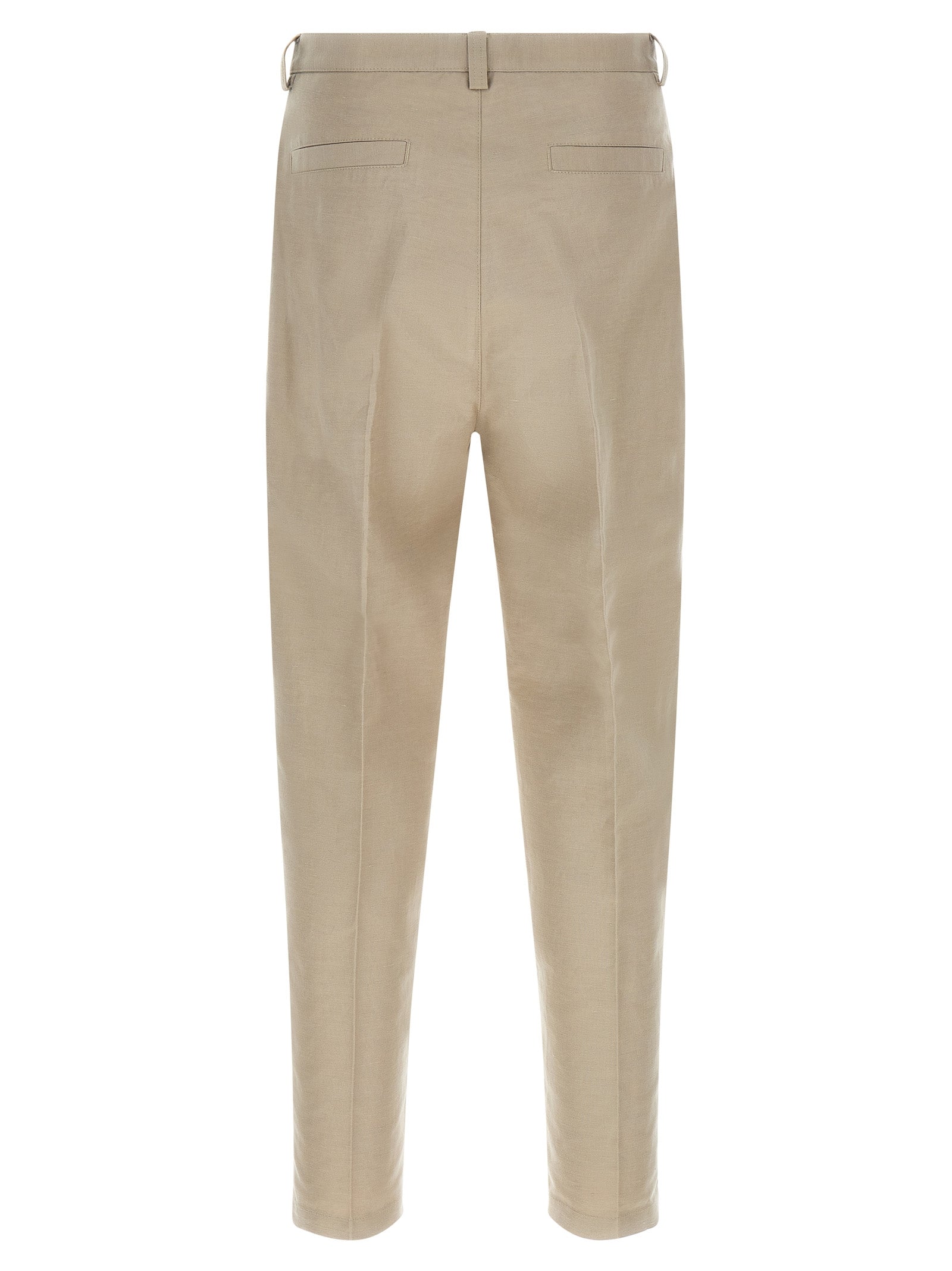 Brunello Cucinelli Brown Cotton Casual Pants Brunello Cucinelli