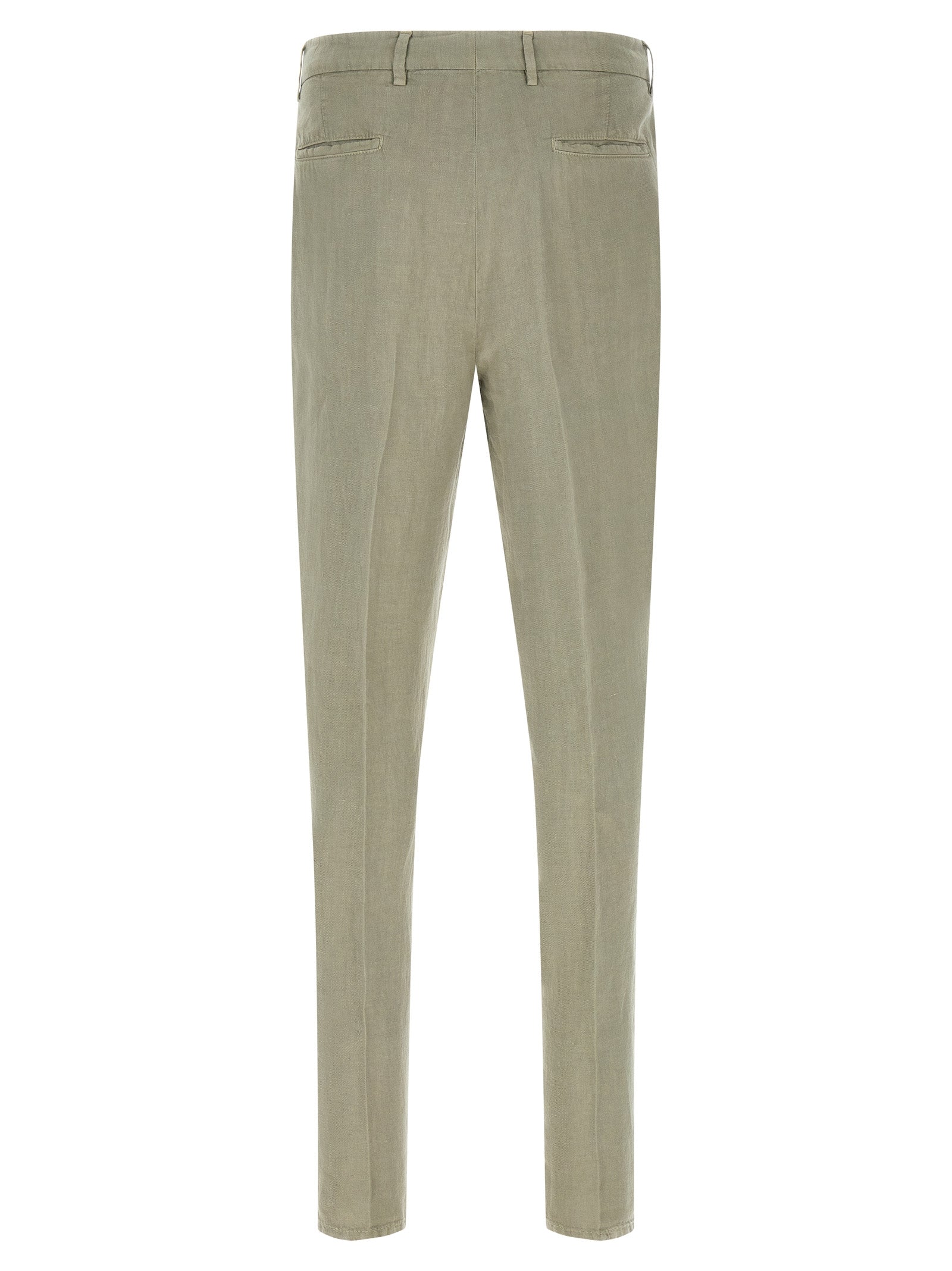 Brunello Cucinelli Bicolor Linen Casual Pants Brunello Cucinelli