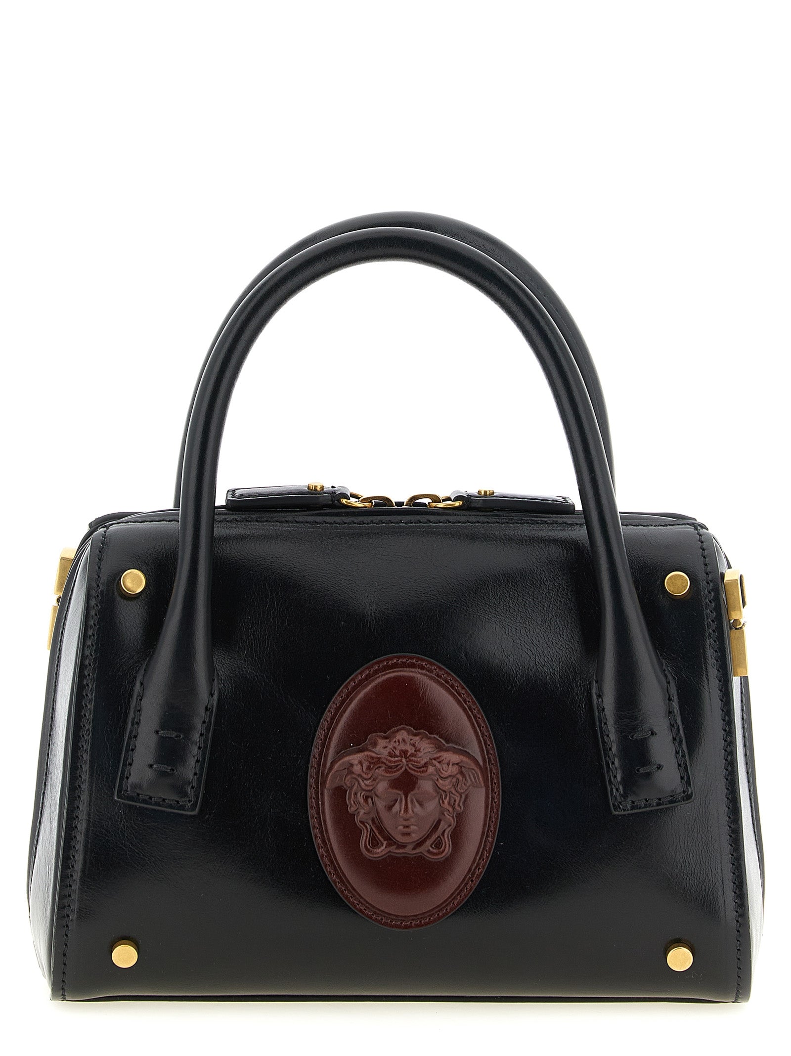 Versace Black Calfskin Handbag Versace
