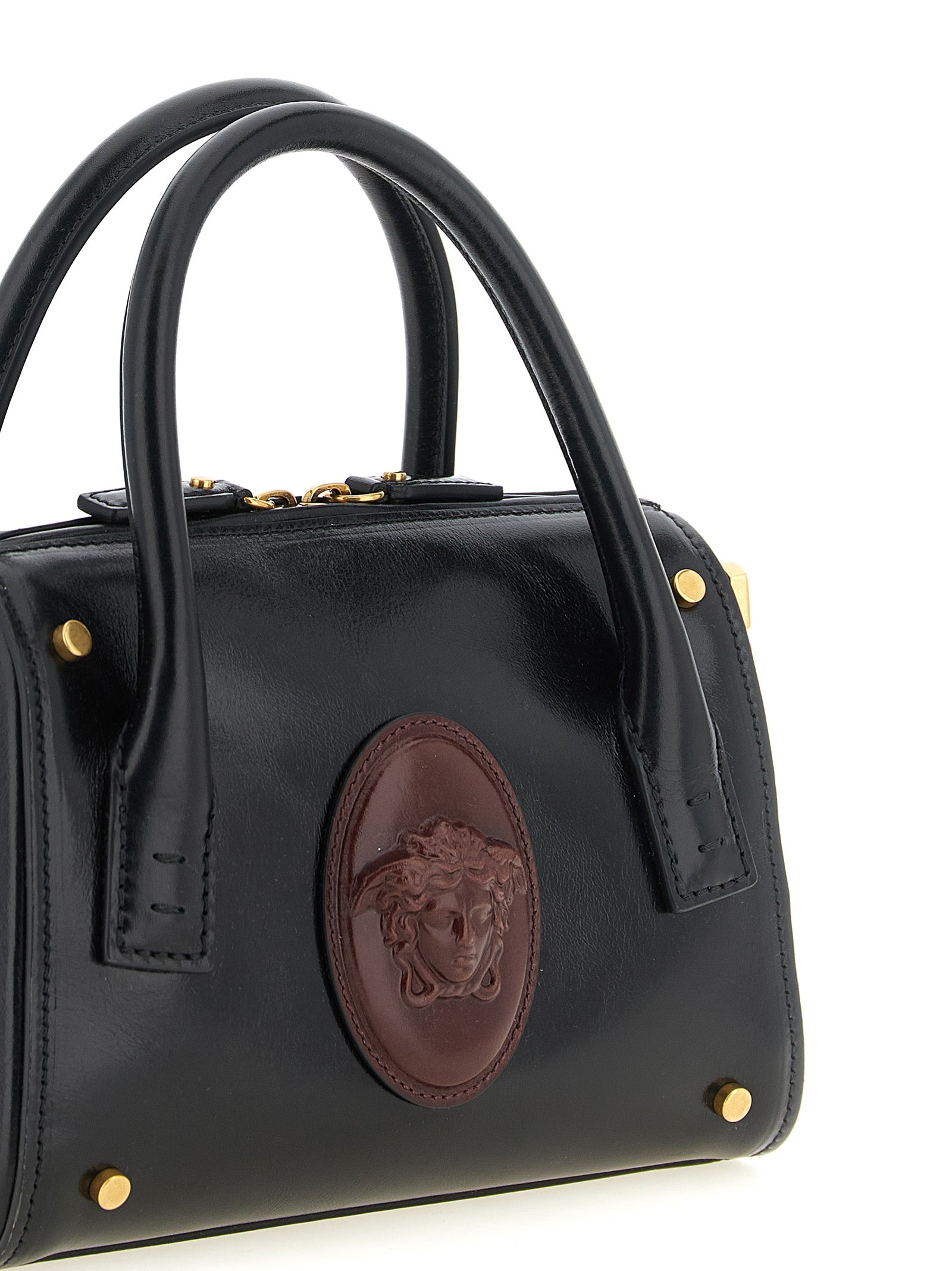 Versace Black Calfskin Handbag Versace
