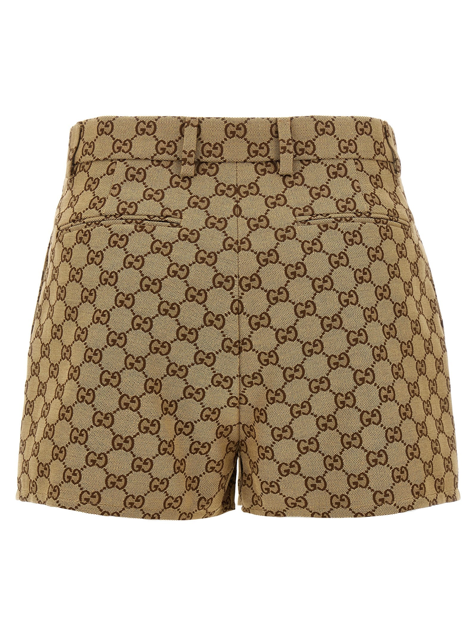 Gucci Beige Cotton Bermuda Shorts Gucci