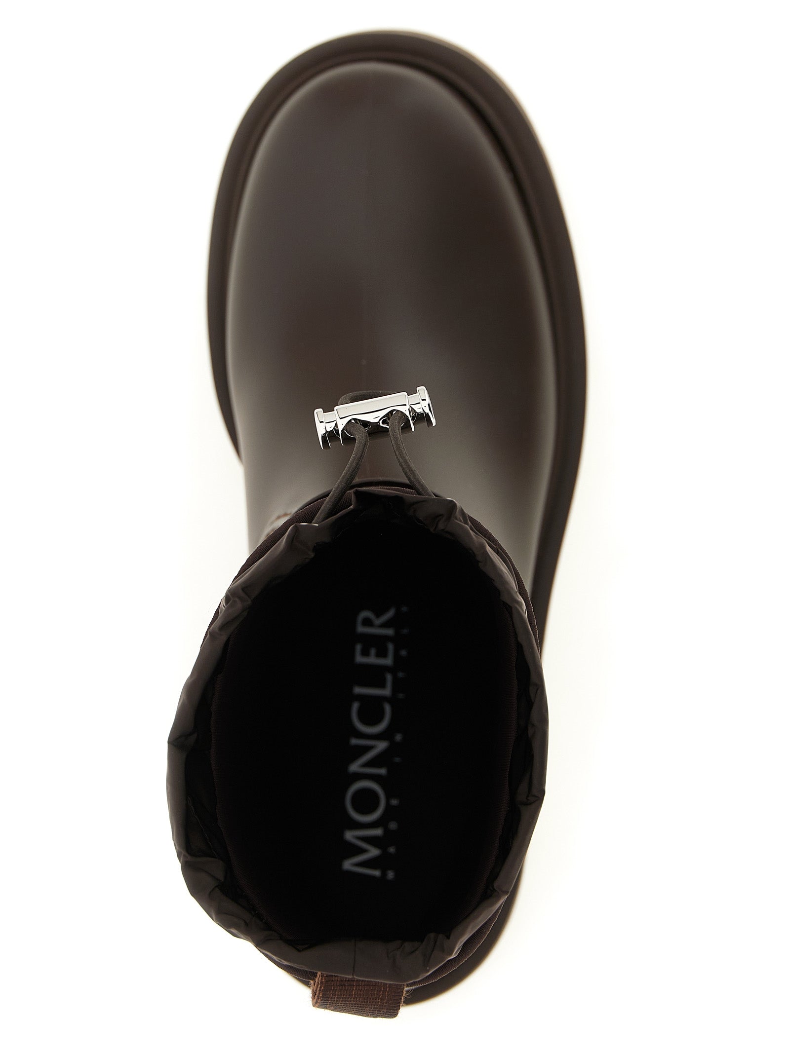 Moncler Brown Pvc Ankle Boots Moncler