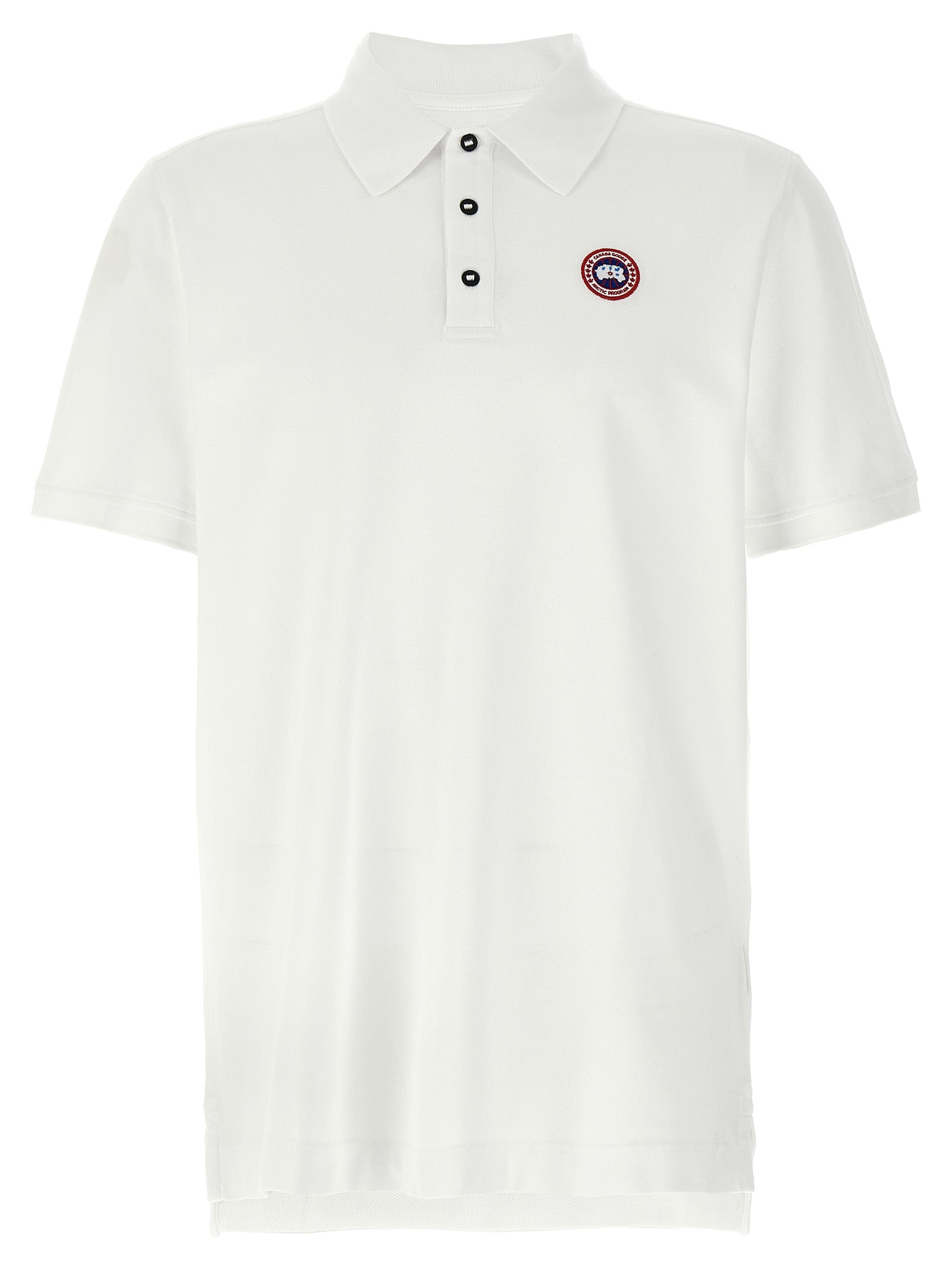 Canada Goose White Cotton Polo Shirt Canada Goose