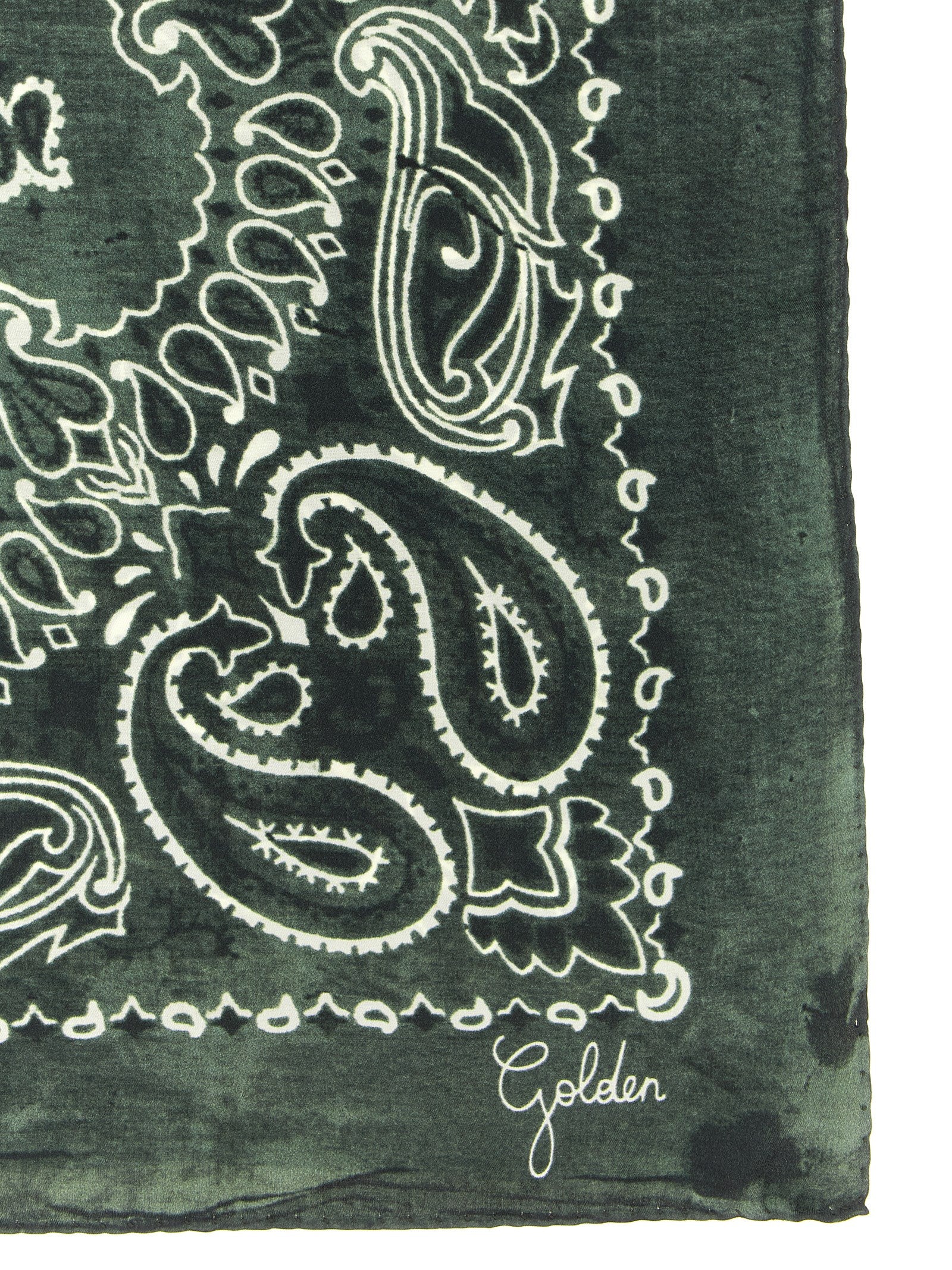 Golden Goose Bicolor Silk Foulard Golden Goose