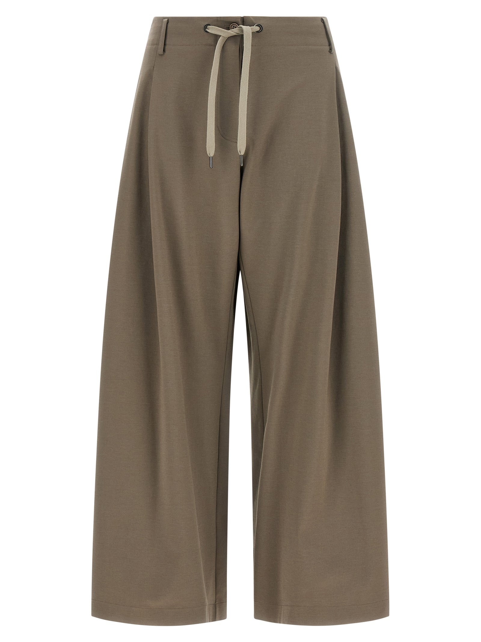 Brunello Cucinelli Gray Cotton Athletic Pants Brunello Cucinelli
