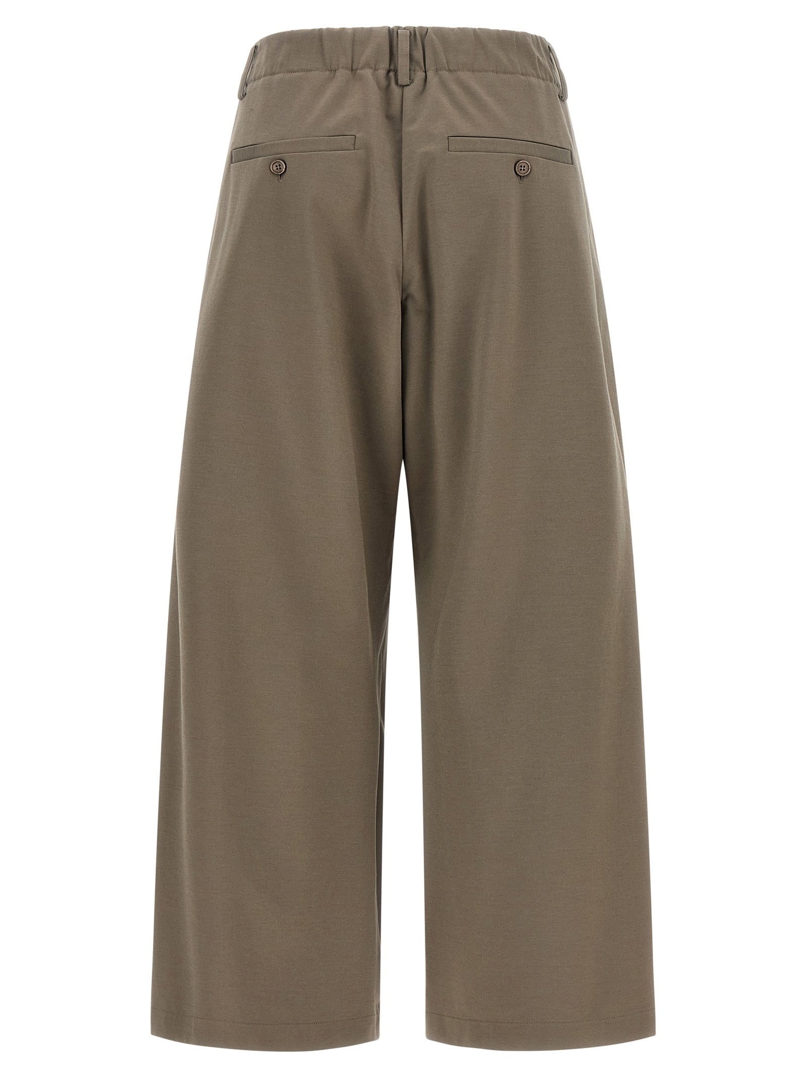 Brunello Cucinelli Gray Cotton Athletic Pants Brunello Cucinelli