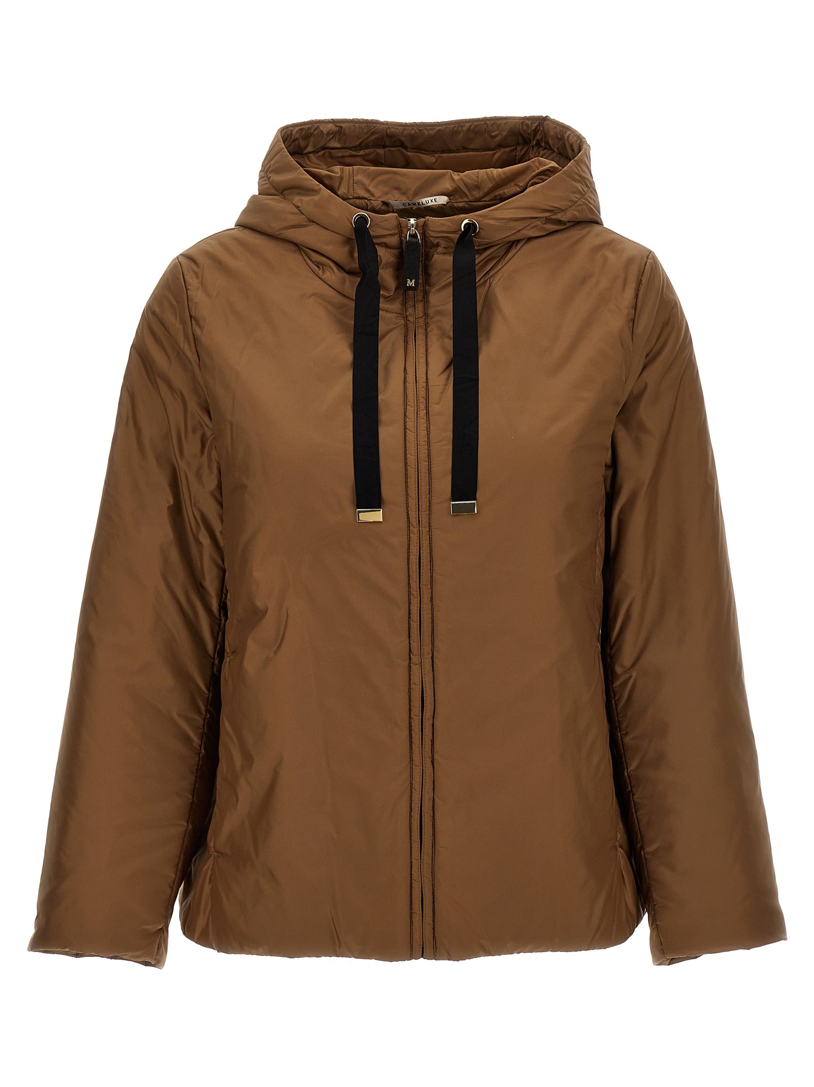 Max Mara Brown Polyester Shell Jacket Max Mara