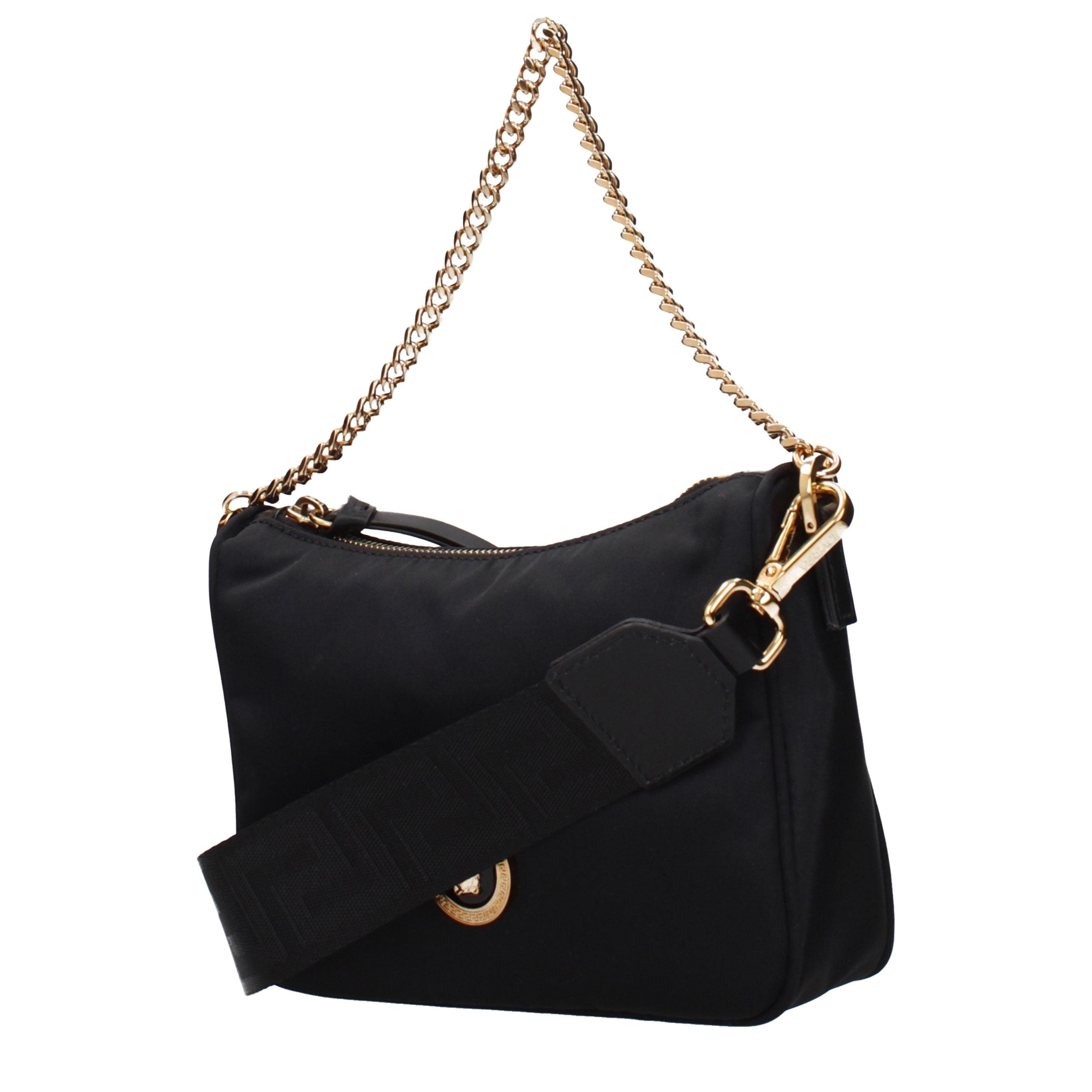 Versace Black Fabric Handbag Versace