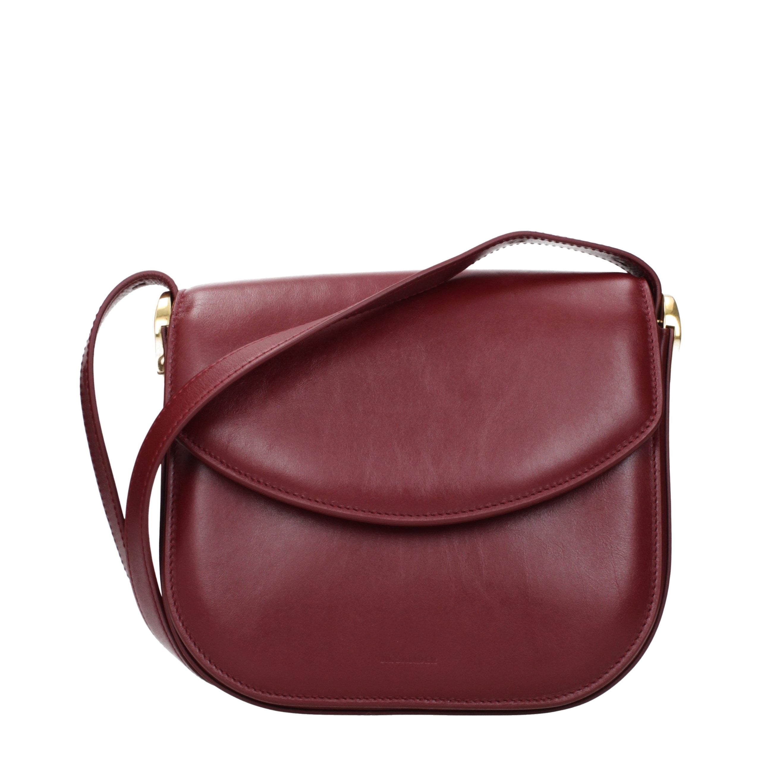 Jil Sander Red Leather Crossbody Bag Jil Sander