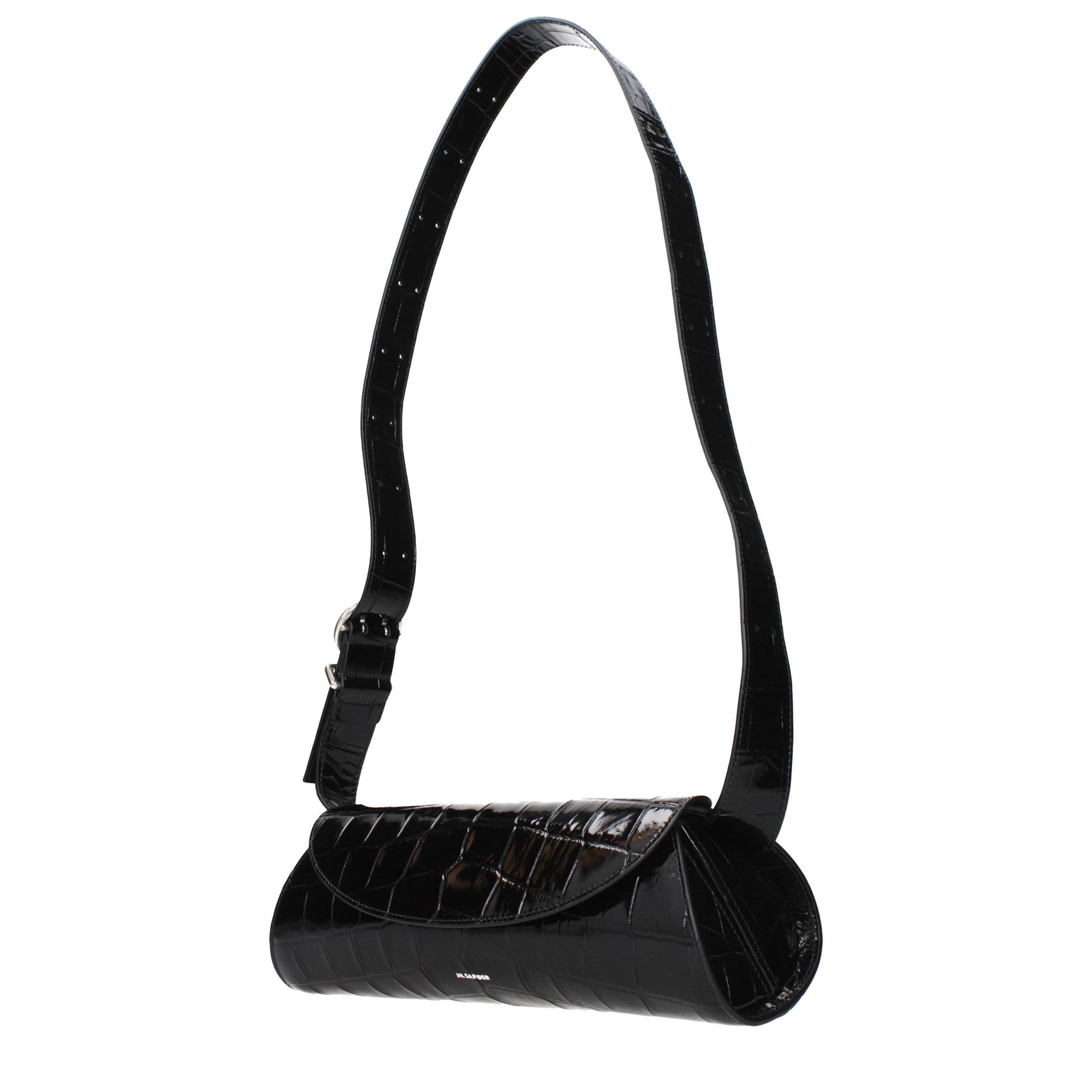 Jil Sander Black Leather Crossbody Bag Jil Sander