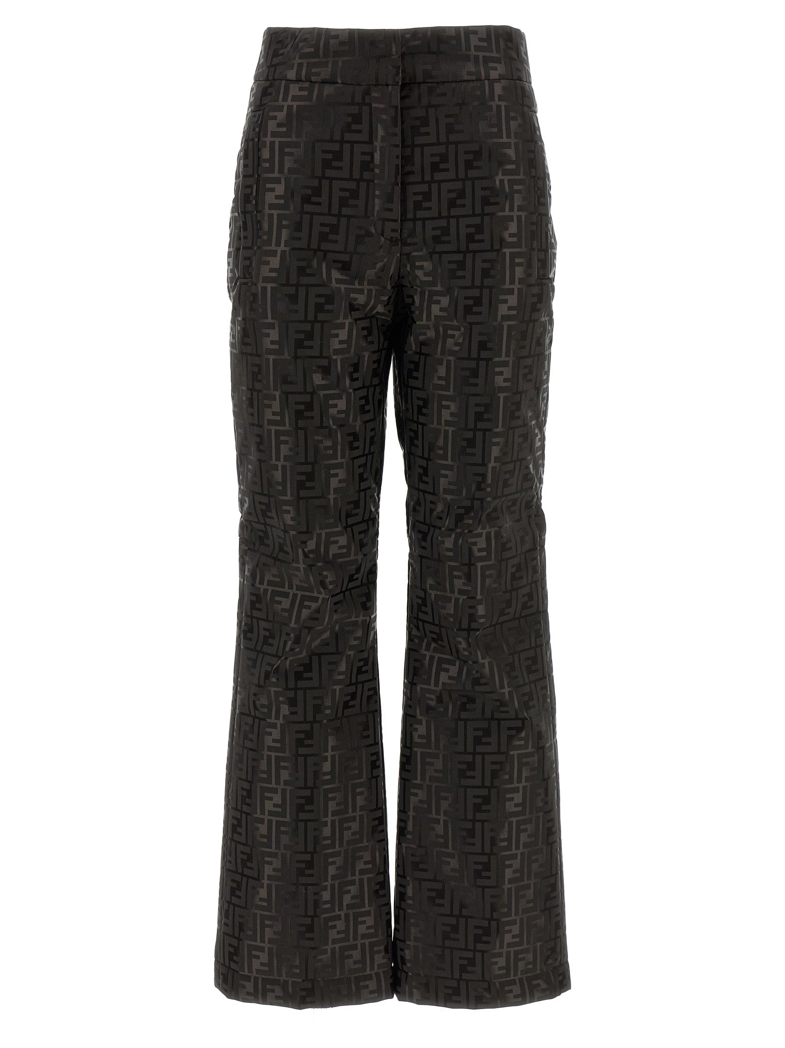 Fendi Brown Cotton Athletic Pants Fendi