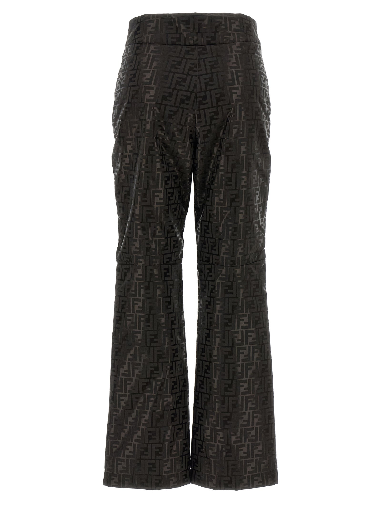 Fendi Brown Cotton Athletic Pants Fendi