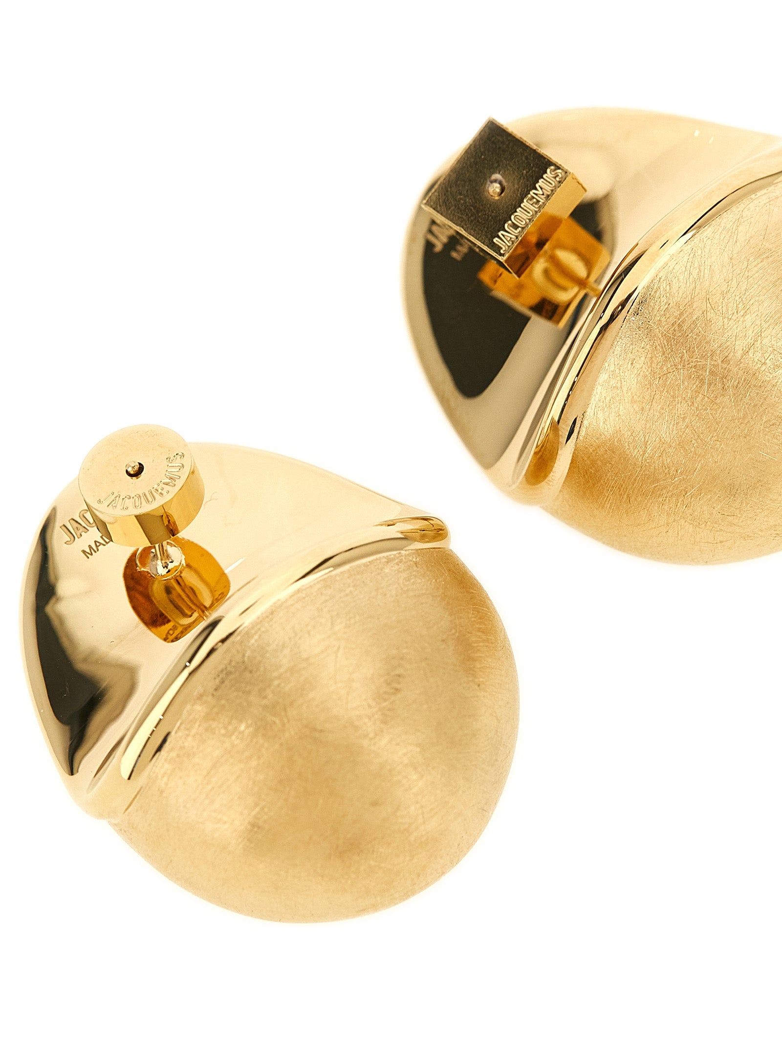 Jacquemus Gold Copper Earrings Jacquemus