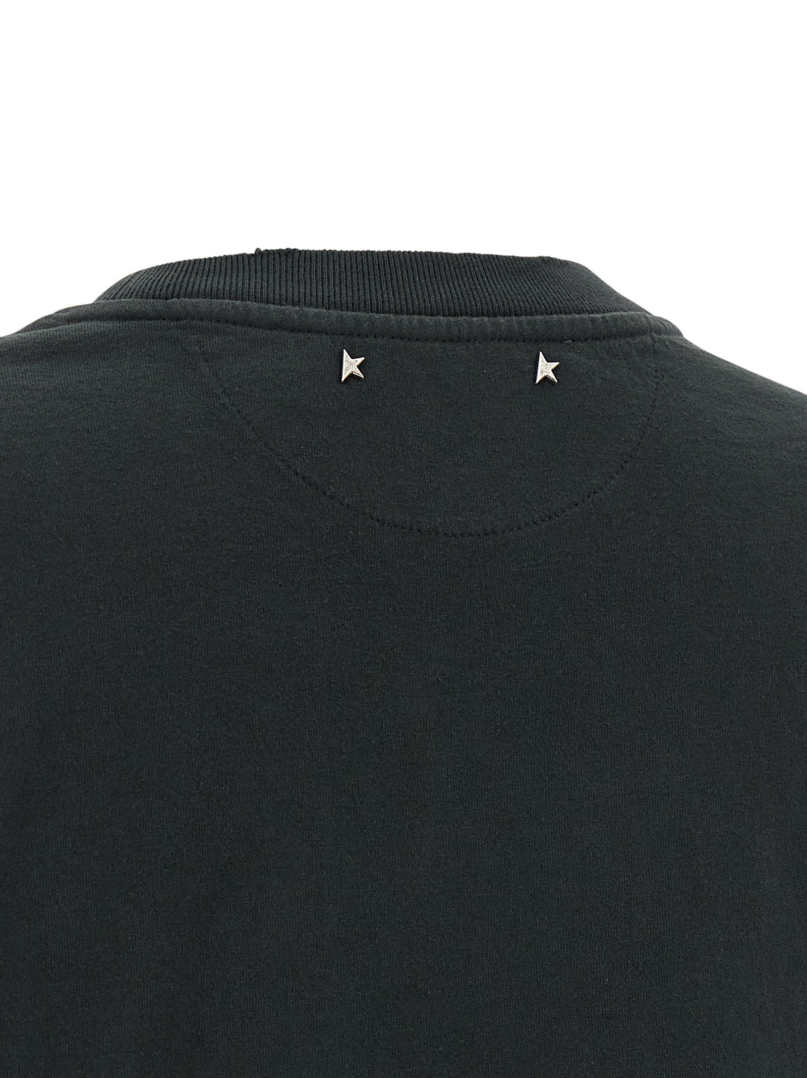 Golden Goose Black Cotton T-Shirt Golden Goose