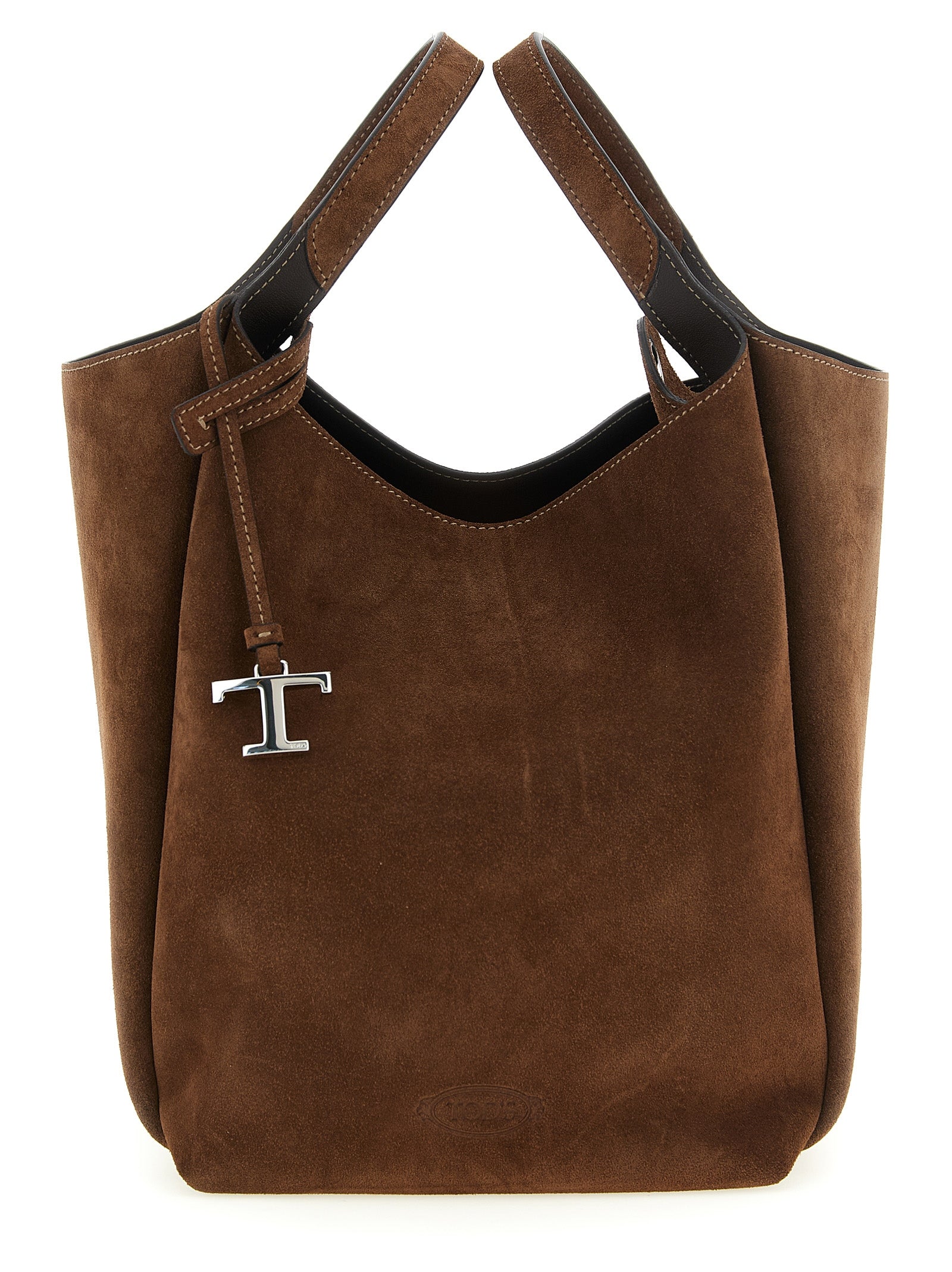 Tod's Brown Calfskin Handbag Tod's