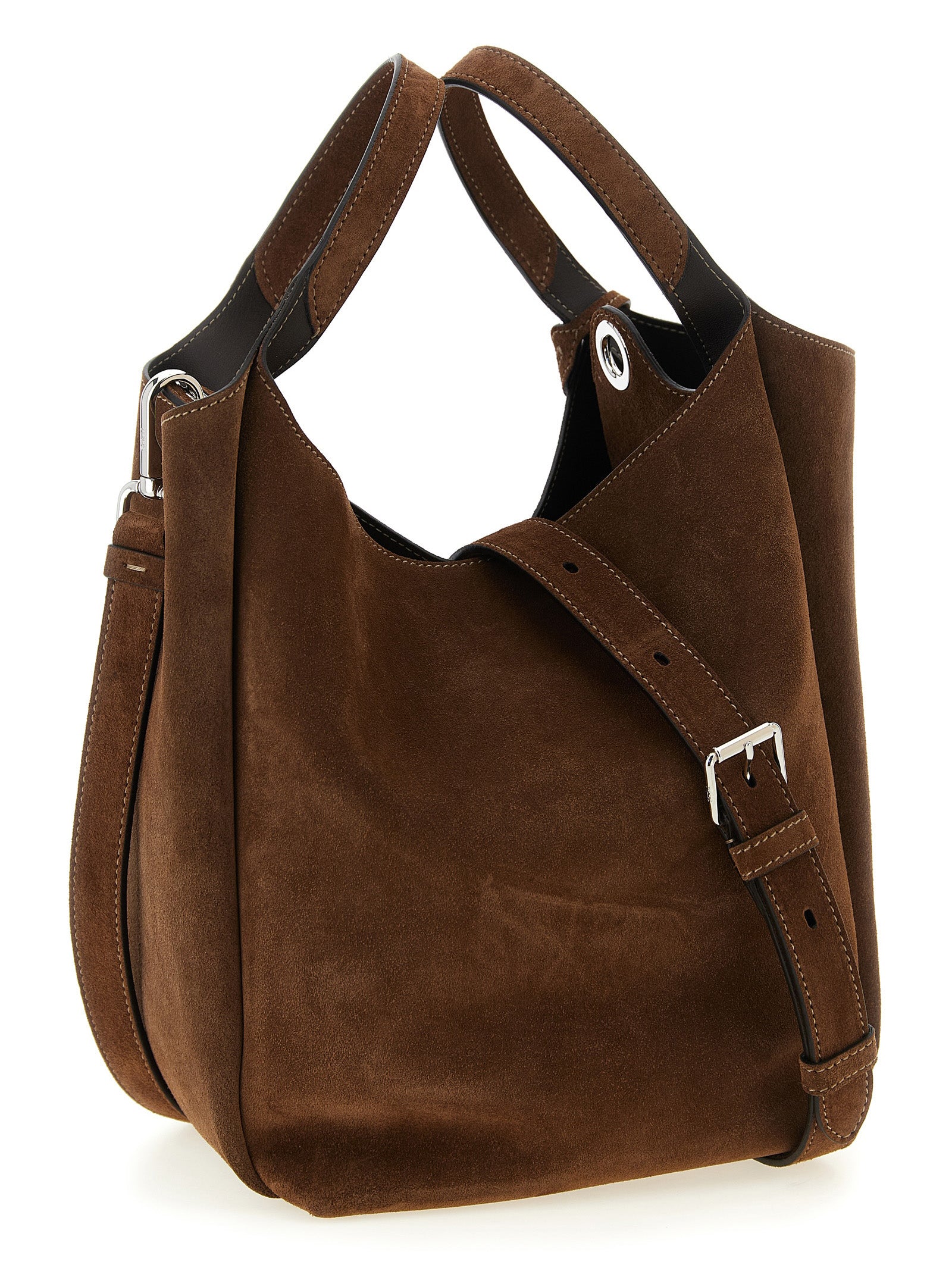 Tod's Brown Calfskin Handbag Tod's