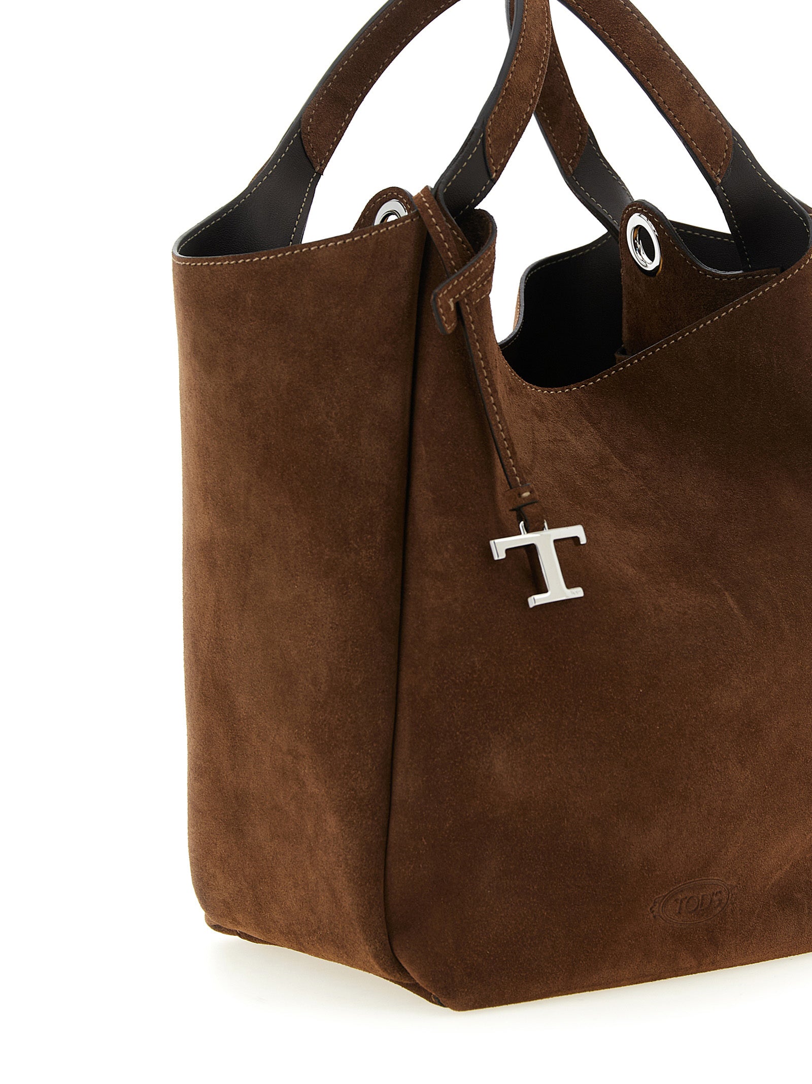 Tod's Brown Calfskin Handbag Tod's