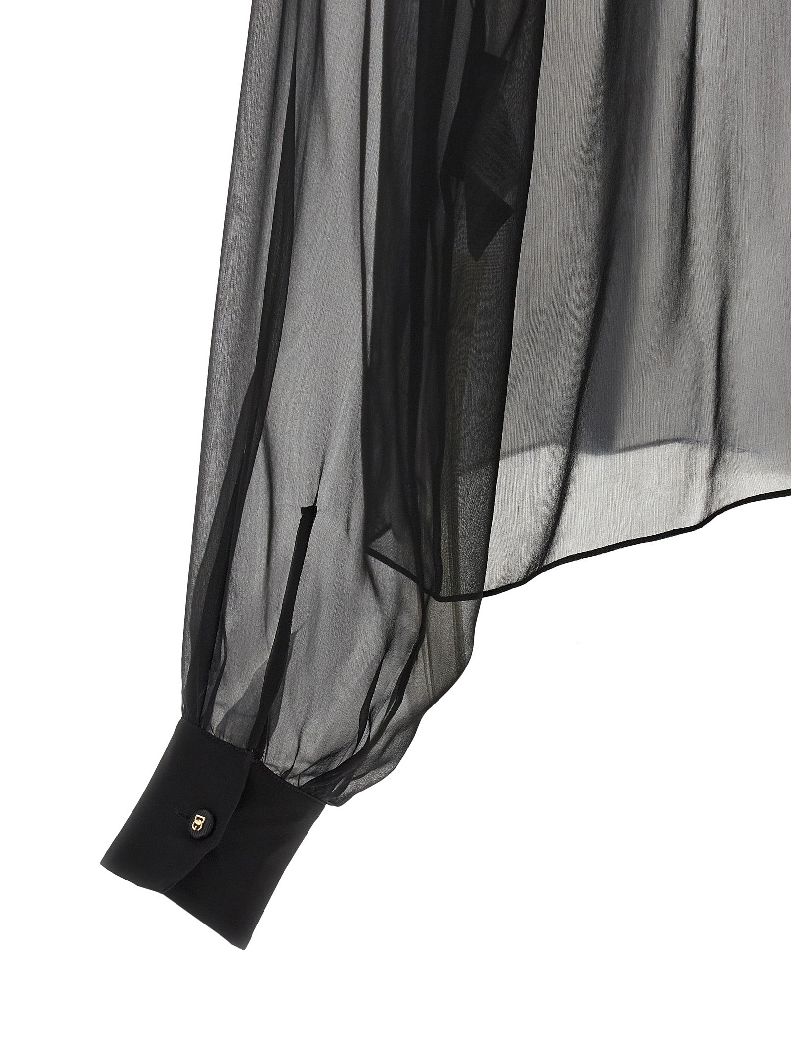 Dolce & Gabbana Black Silk Blouse Dolce & Gabbana