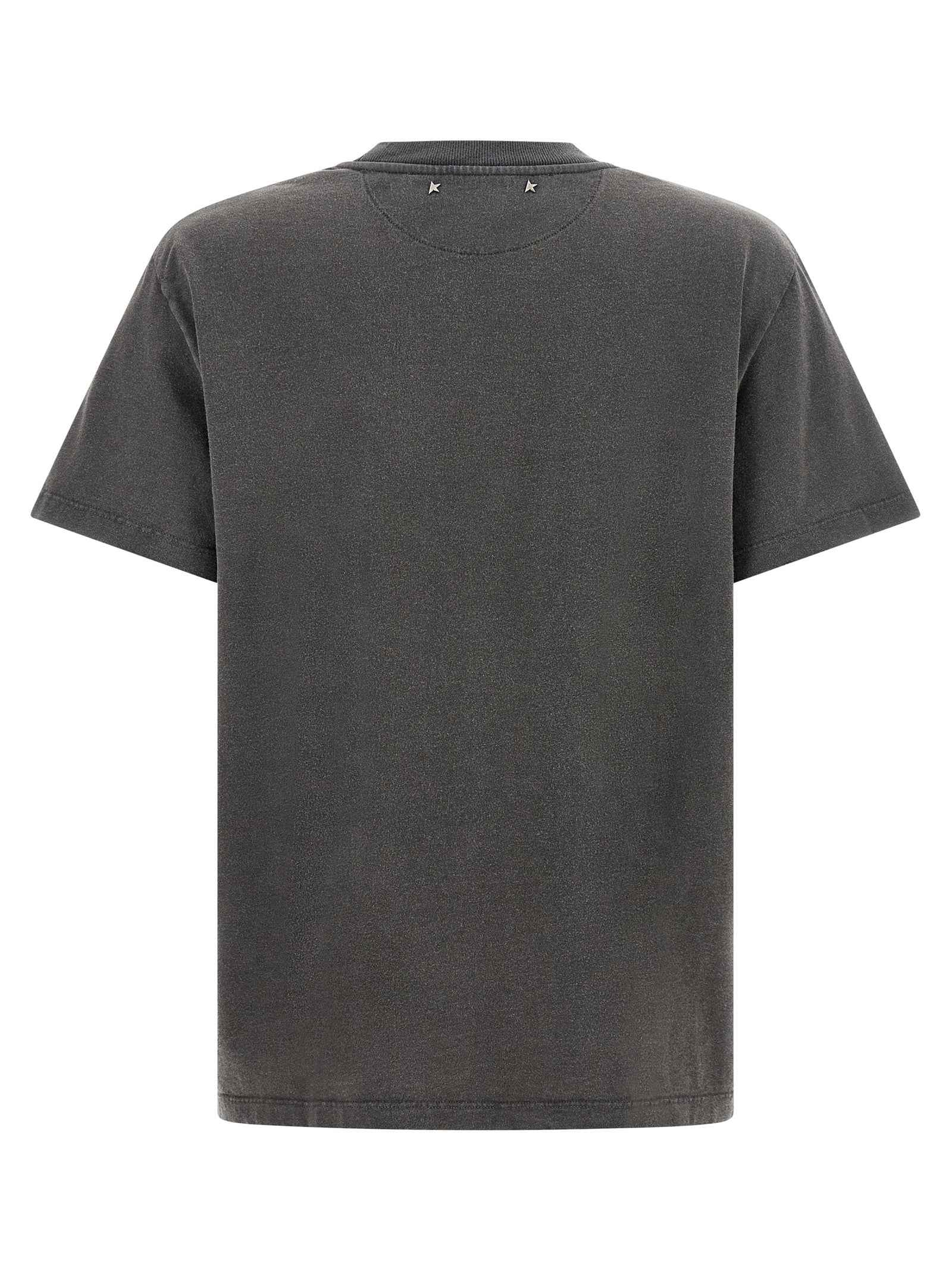 Golden Goose Gray Cotton T-Shirt Golden Goose