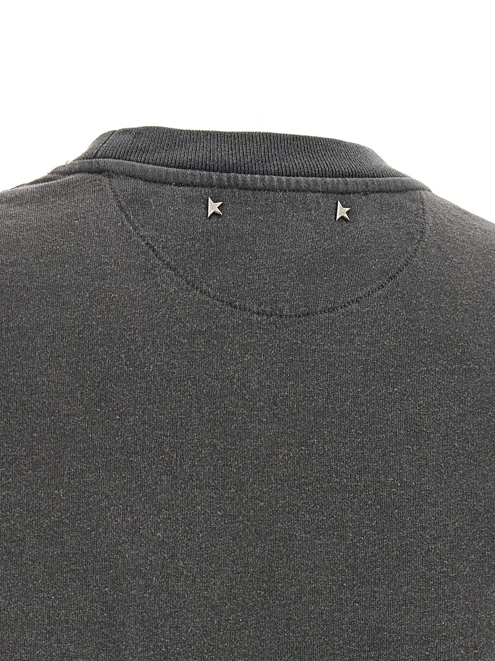 Golden Goose Gray Cotton T-Shirt Golden Goose